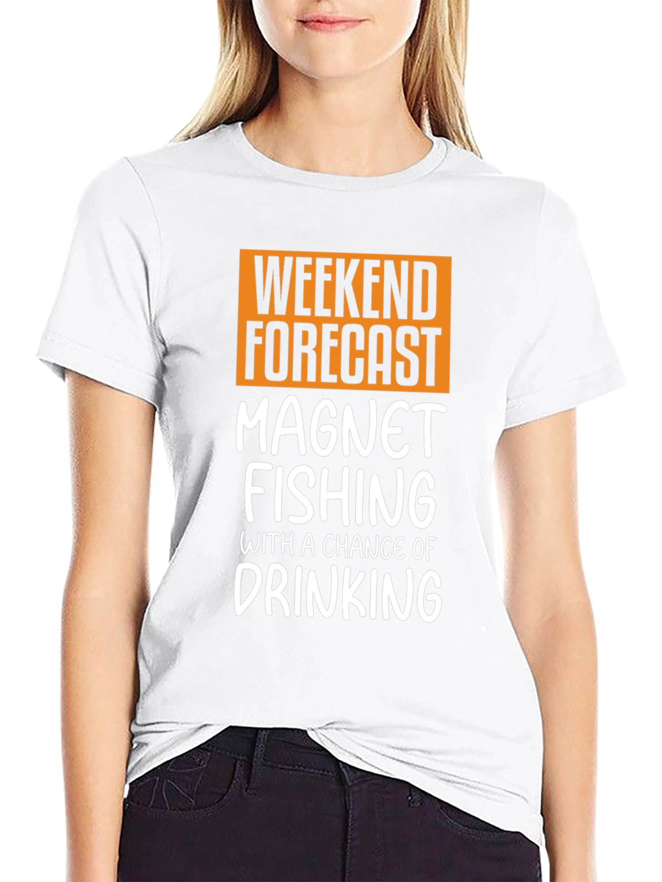 Black Weekend Magnet Fishing T-Shirt - Drinking Chance view 9