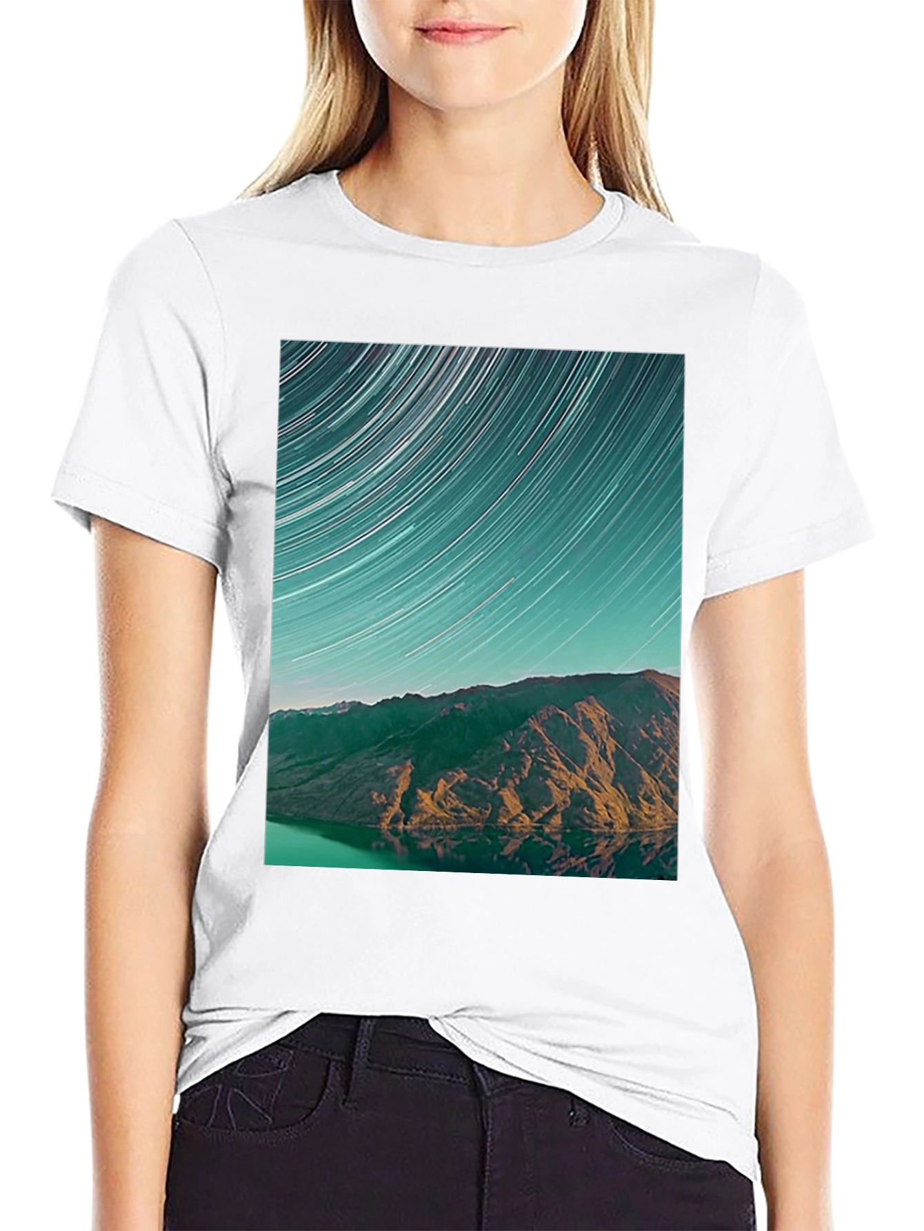 Starry Mountain Black T-Shirt - 9