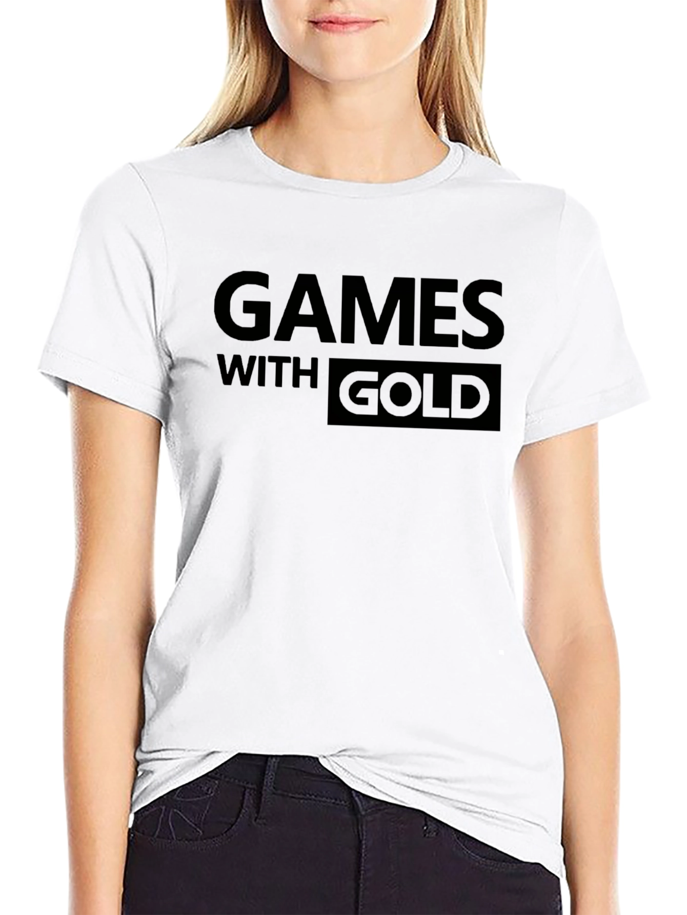 Black Games With Gold Black Graphic Tee view 9