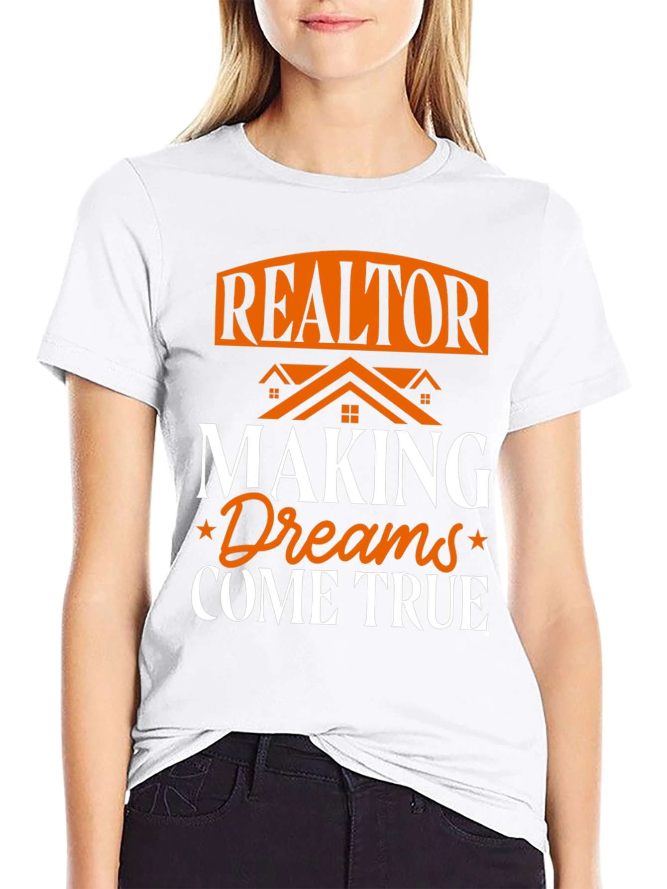 Black Realtor Making Dreams Come True Graphic T-Shirt view 9