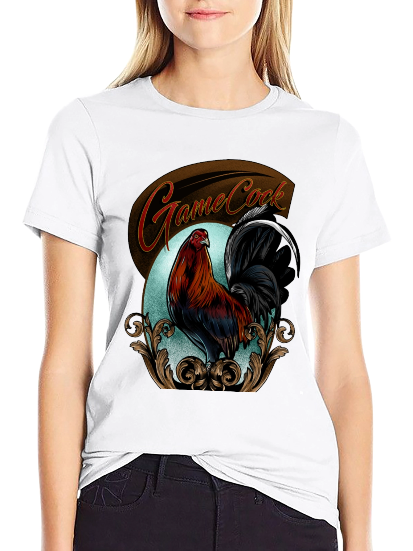 Black Gamecock Graphic T-Shirt view 9