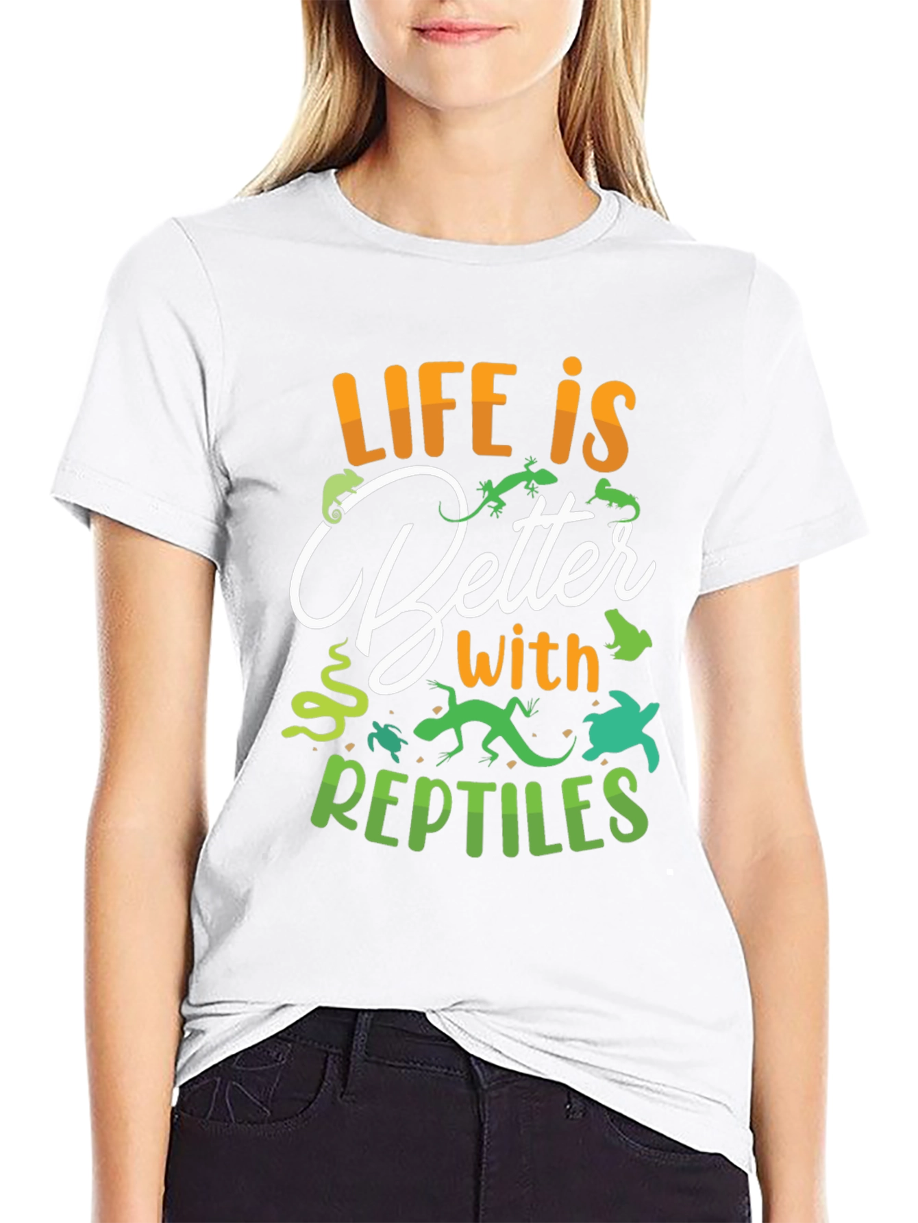 Reptile Lover T-Shirt - Life is Better - 9
