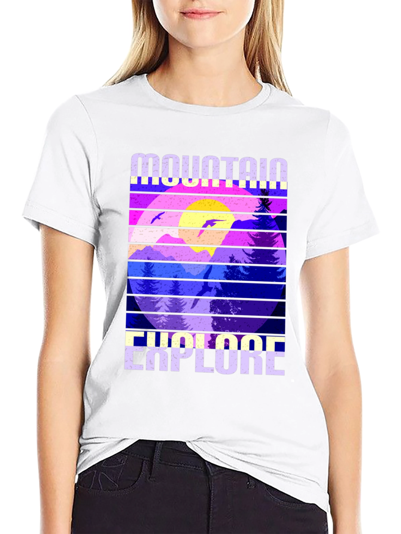 Black Mountain Explore Graphic Tee - Black view 9