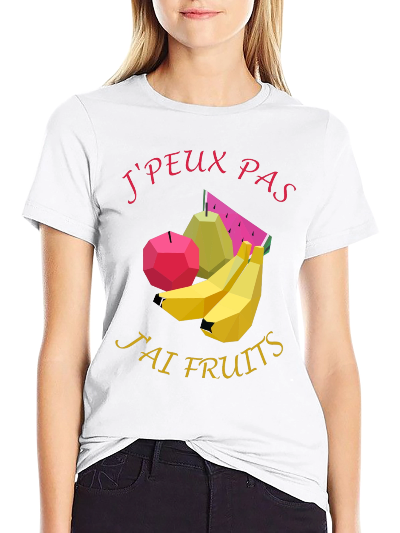 Black J'peux Pas J'ai Fruits Graphic Tee - Black view 9