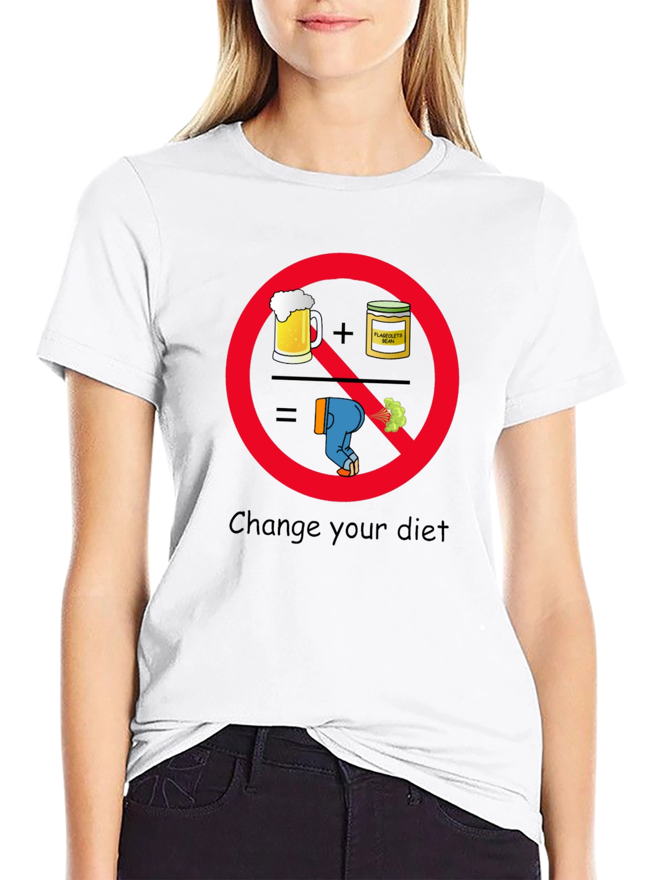 Black Funny Diet Humor Graphic T-Shirt view 9