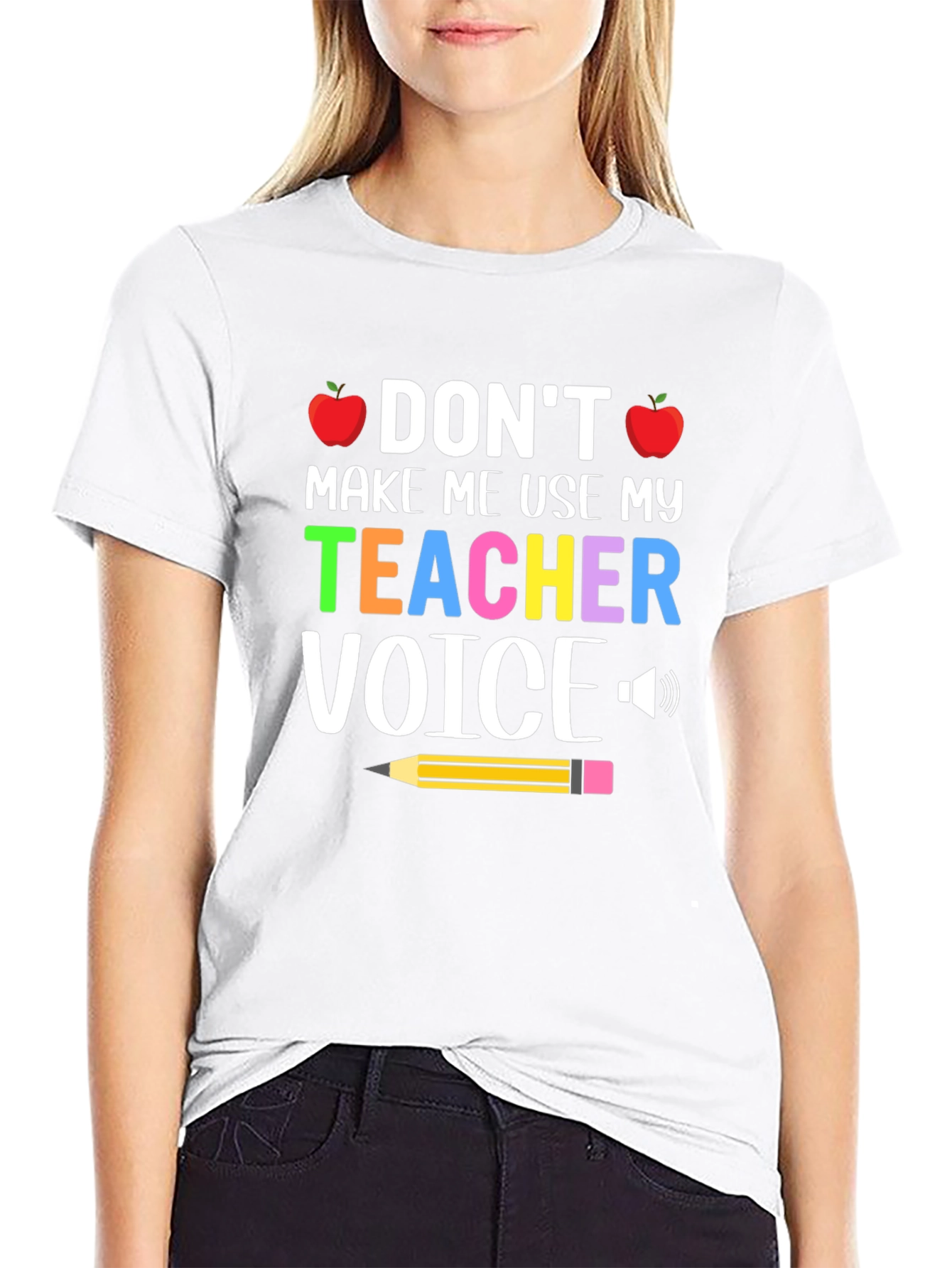 Black Teacher Voice T-Shirt view 9