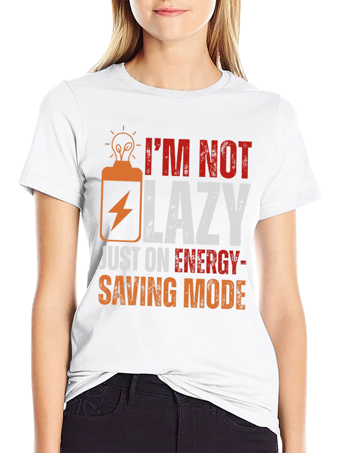 Funny Energy Saving Mode T-Shirt - 9