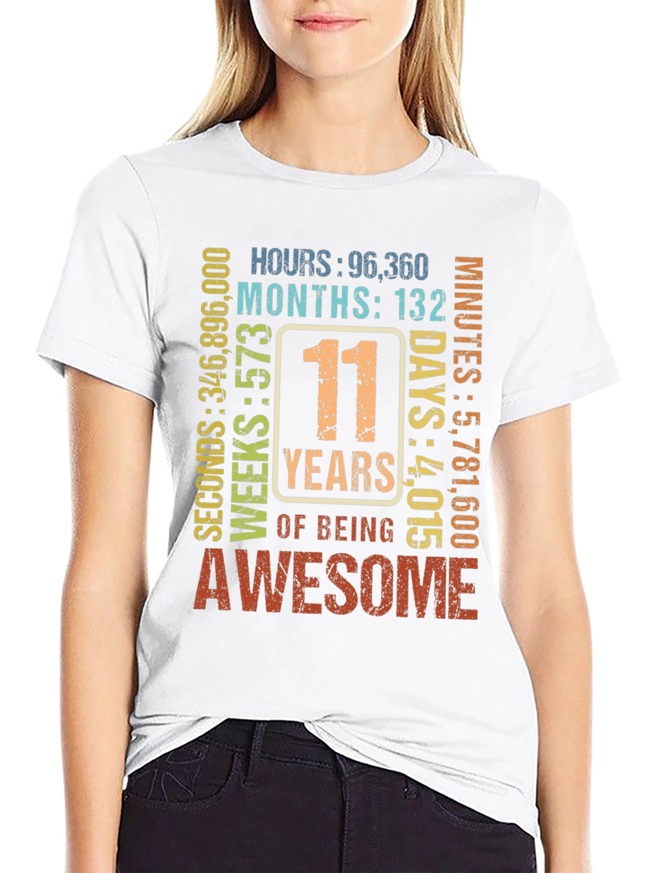 11 Years of Being Awesome T-Shirt - 9