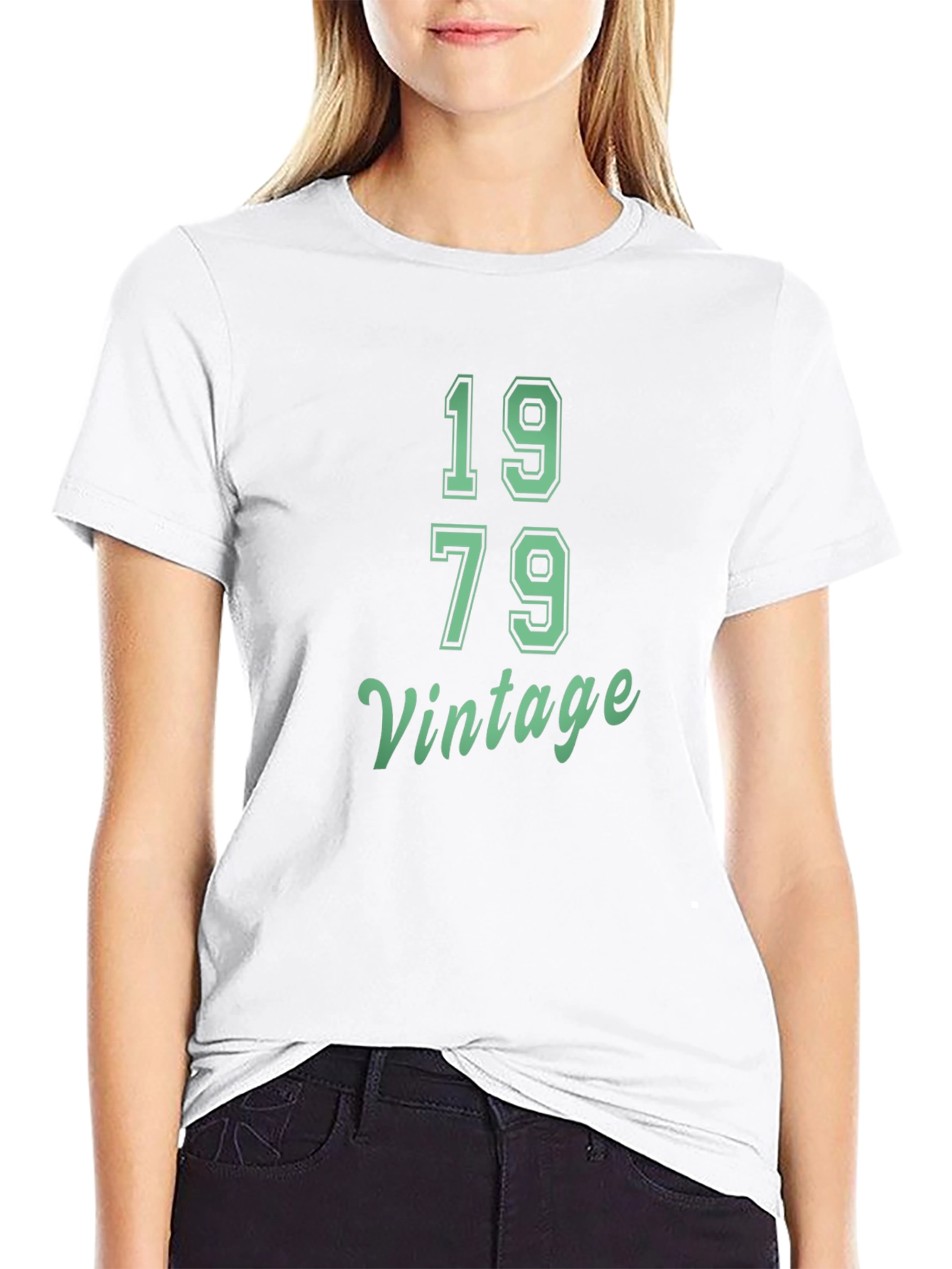 Black Vintage 1979 T-Shirt - Retro Birthday Gift view 9