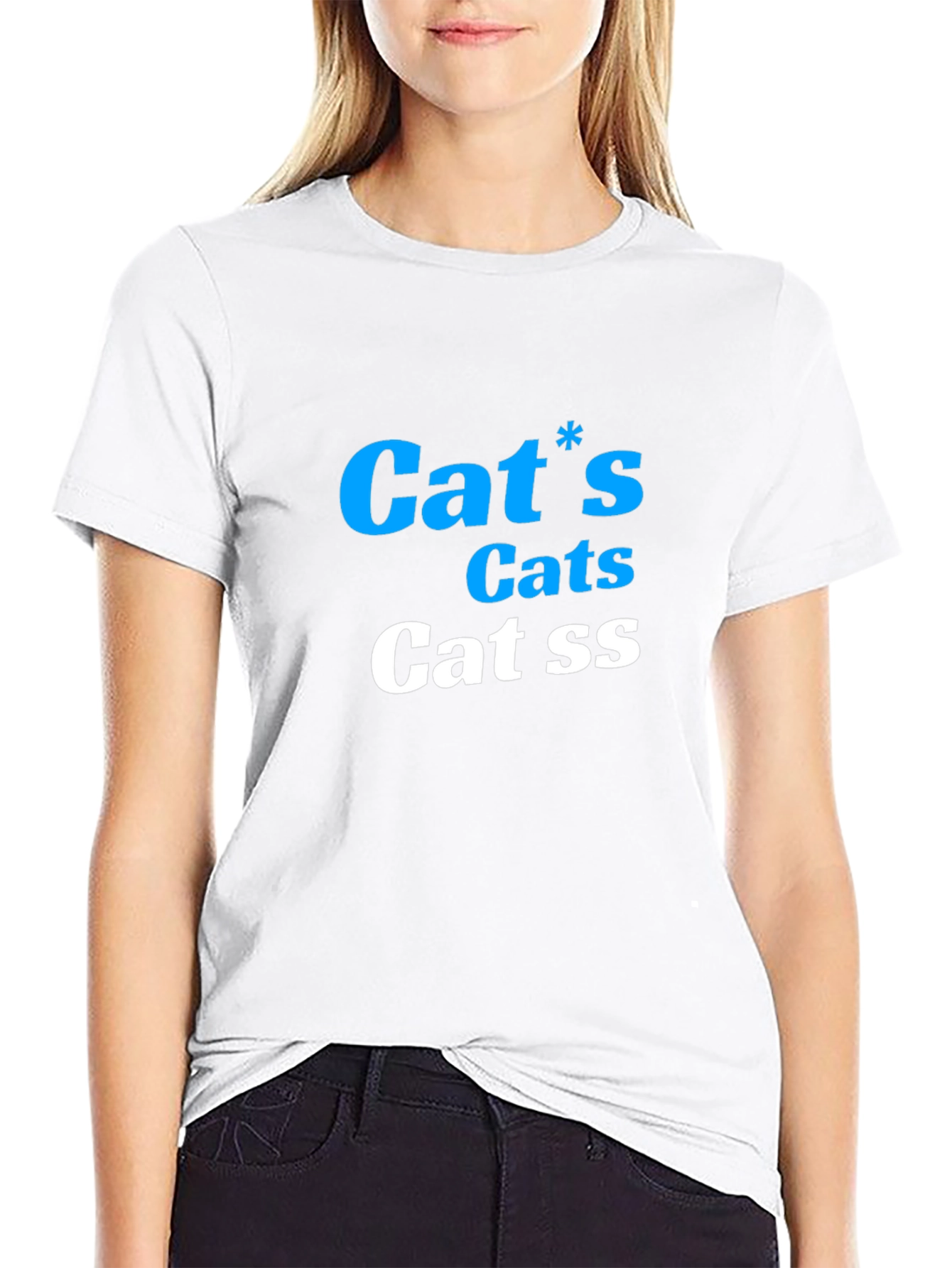 Black Cat's T-Shirt - Funny Graphic Tee view 9