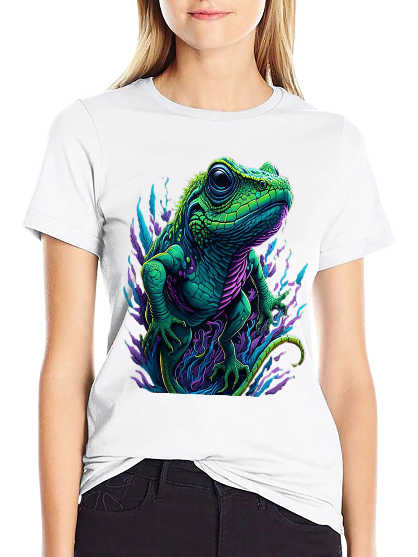 Black Lizard Graphic T-Shirt view 9