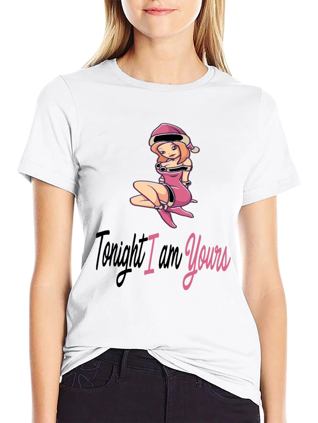 Black Tonight I am Yours T-Shirt view 9