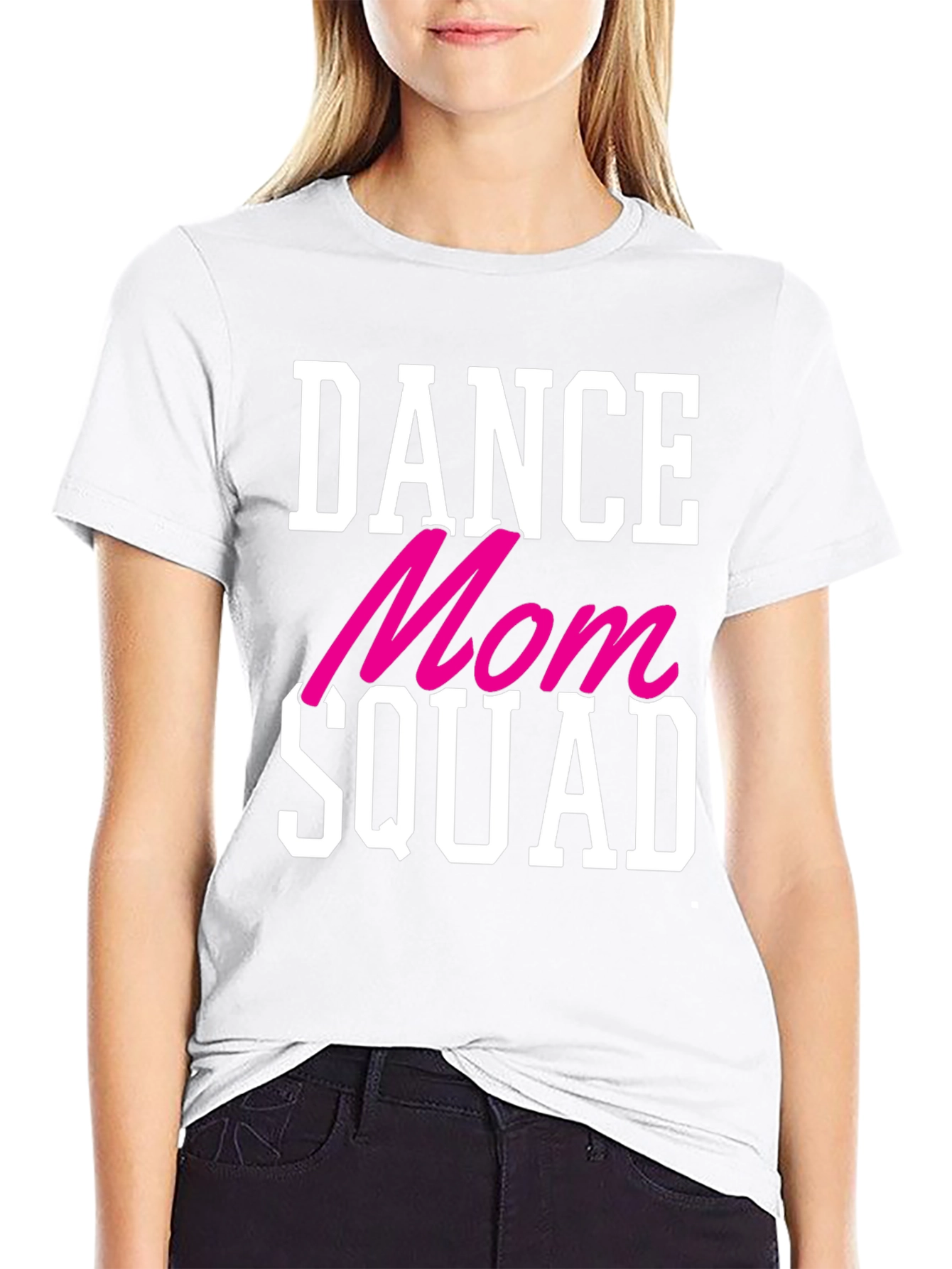 Black Dance Mom Squad T-Shirt - Cool Graphic Tee view 9