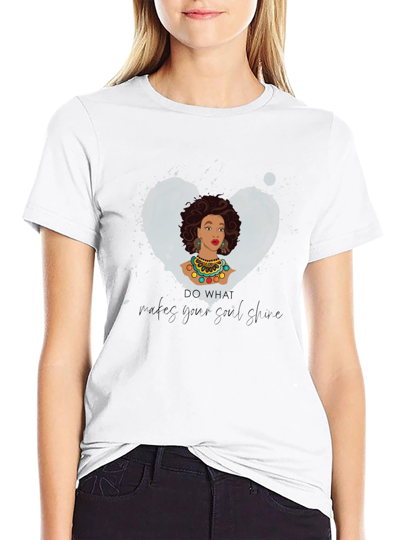Black Empowered Soul Shine Graphic Tee view 9