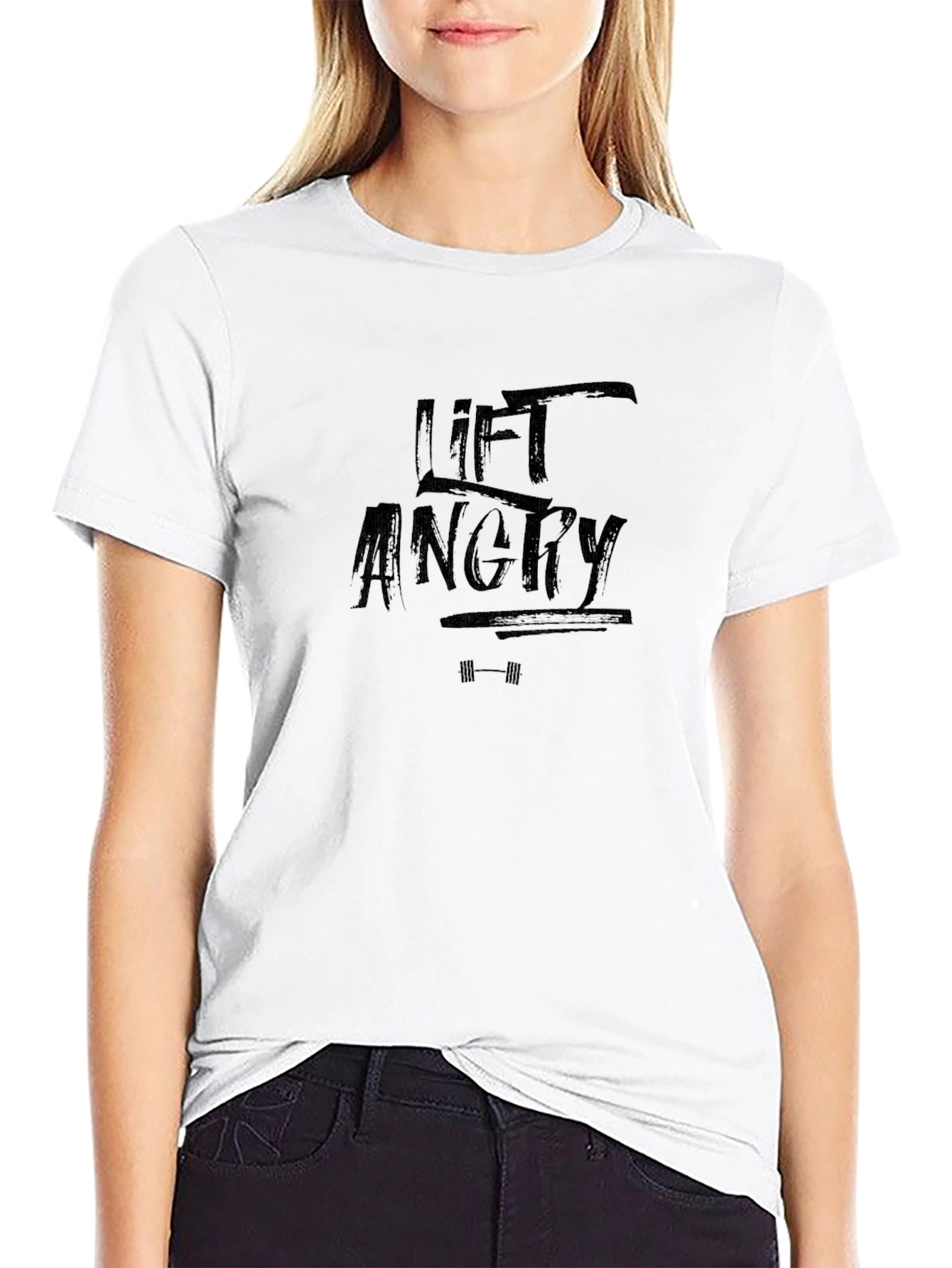 Black Lift Angry Black Graphic Tee view 9