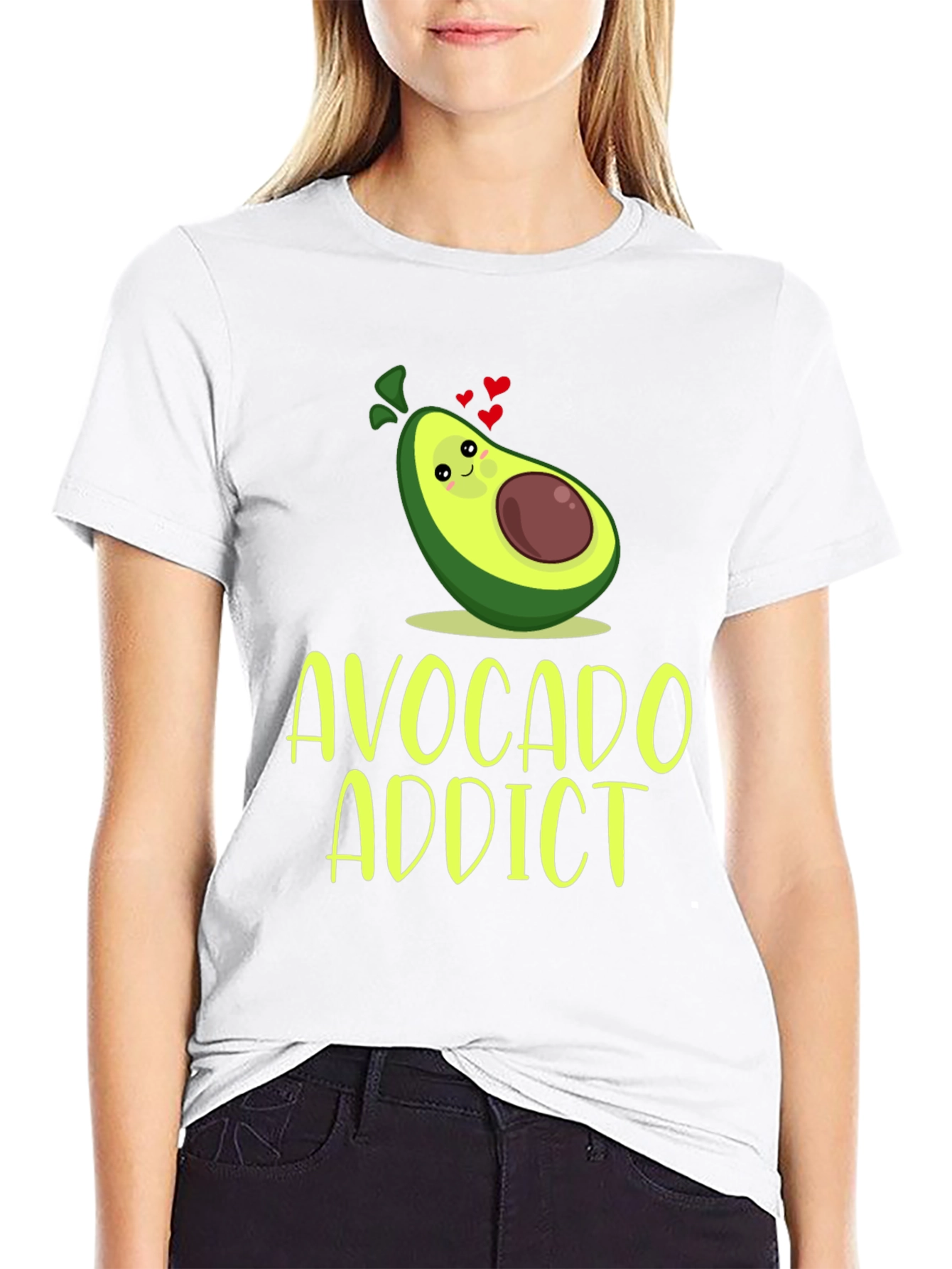 Black Avocado Addict Graphic Tee - Cute & Comfy view 9
