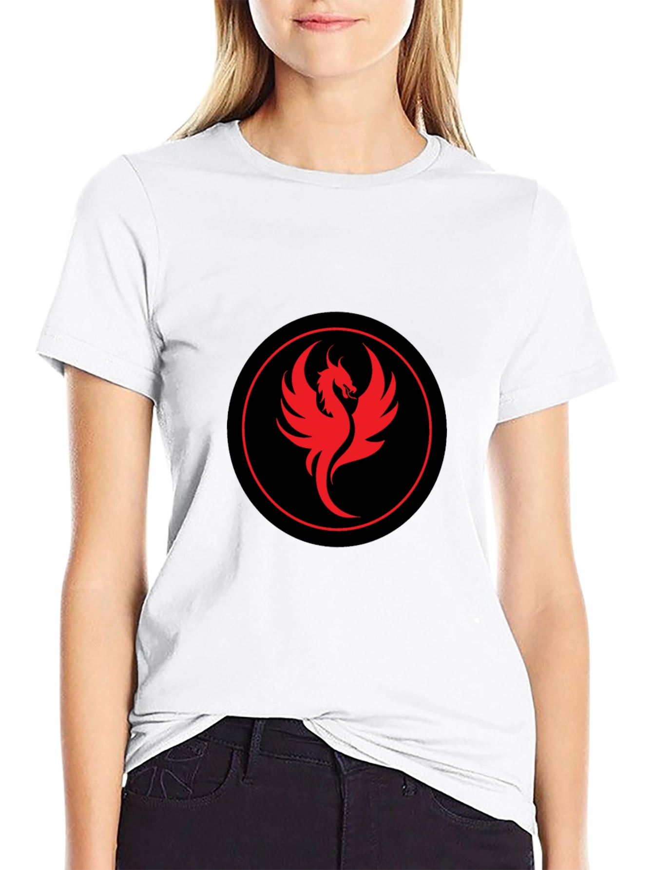Black Phoenix Graphic Black Tee view 9