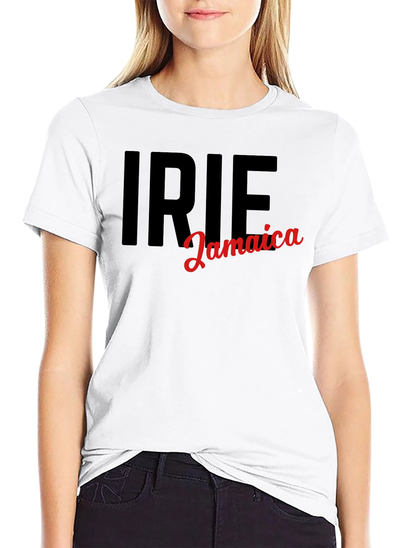 Black Irie Jamaica Black Graphic T-Shirt view 9