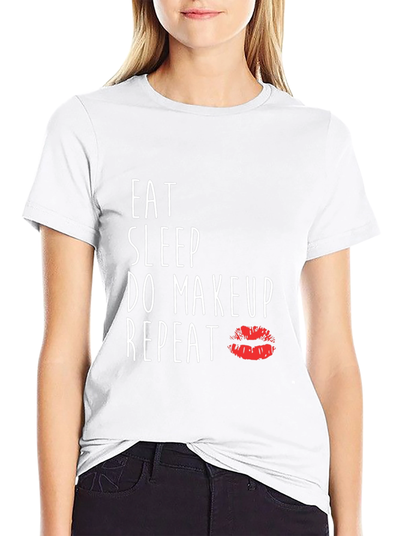 Eat Sleep Do Makeup Repeat Graphic Tee - 9