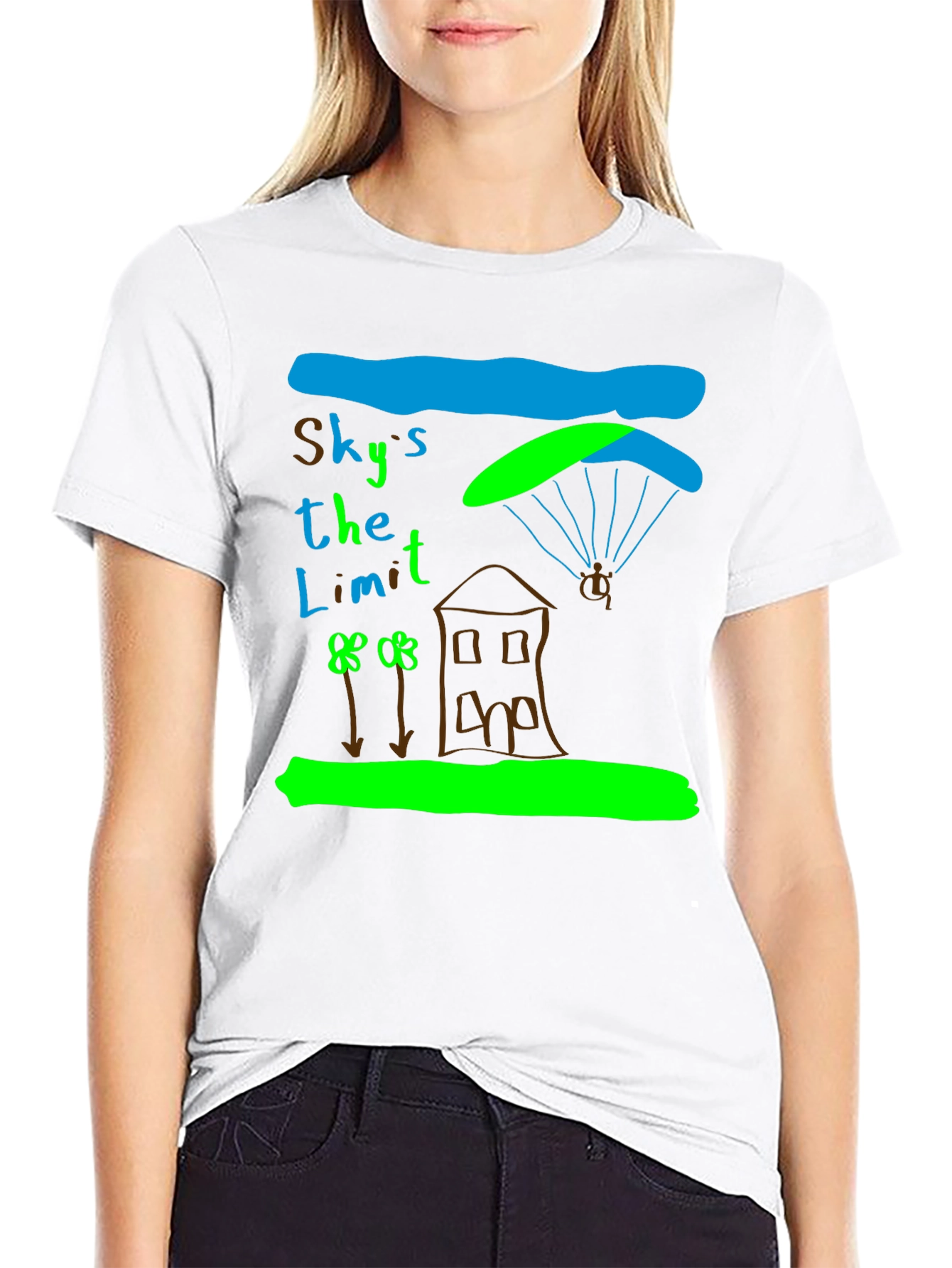 Black Sky's the Limit Graphic T-Shirt view 9