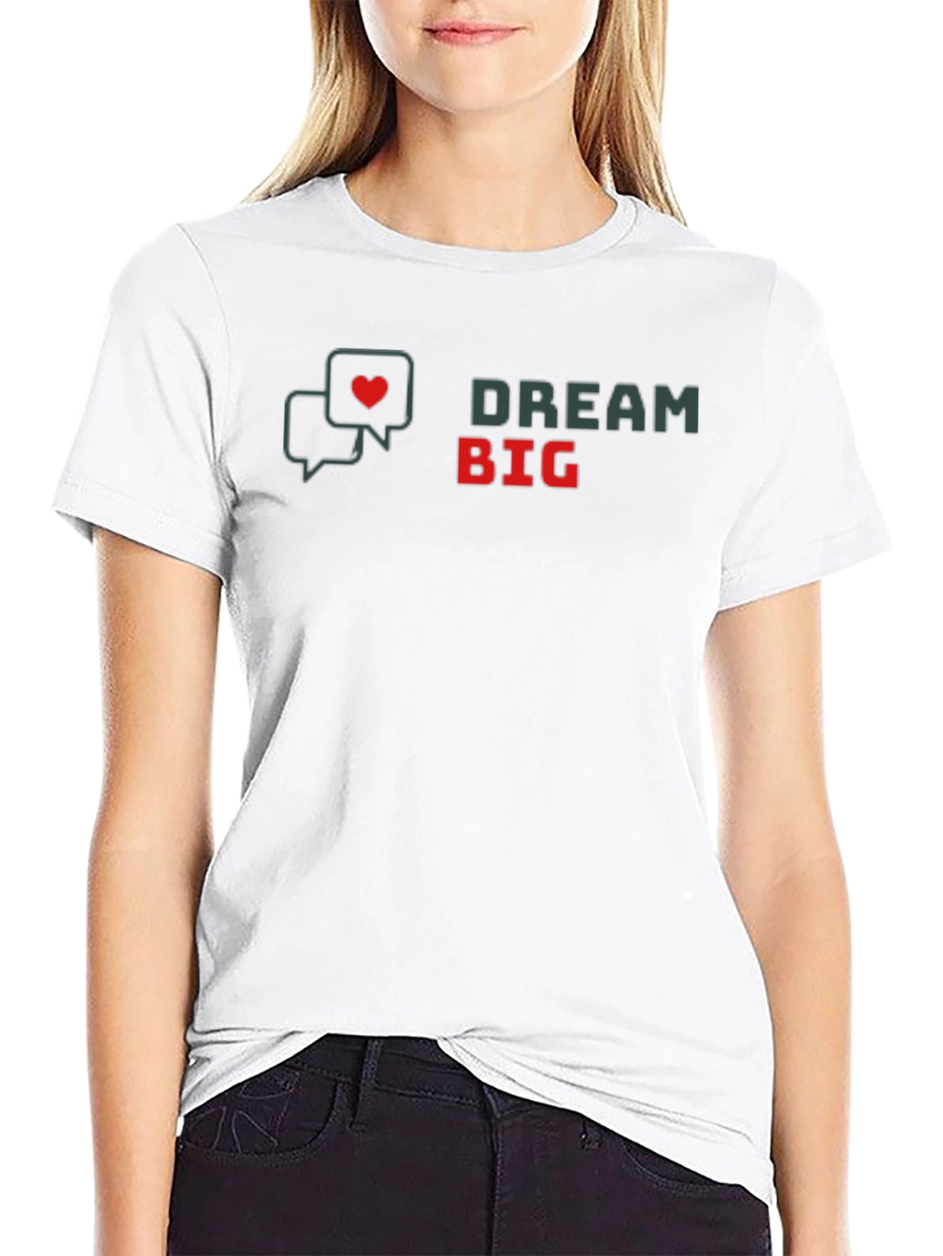 Black Dream Big Graphic Tee - Stylish Comfort view 9