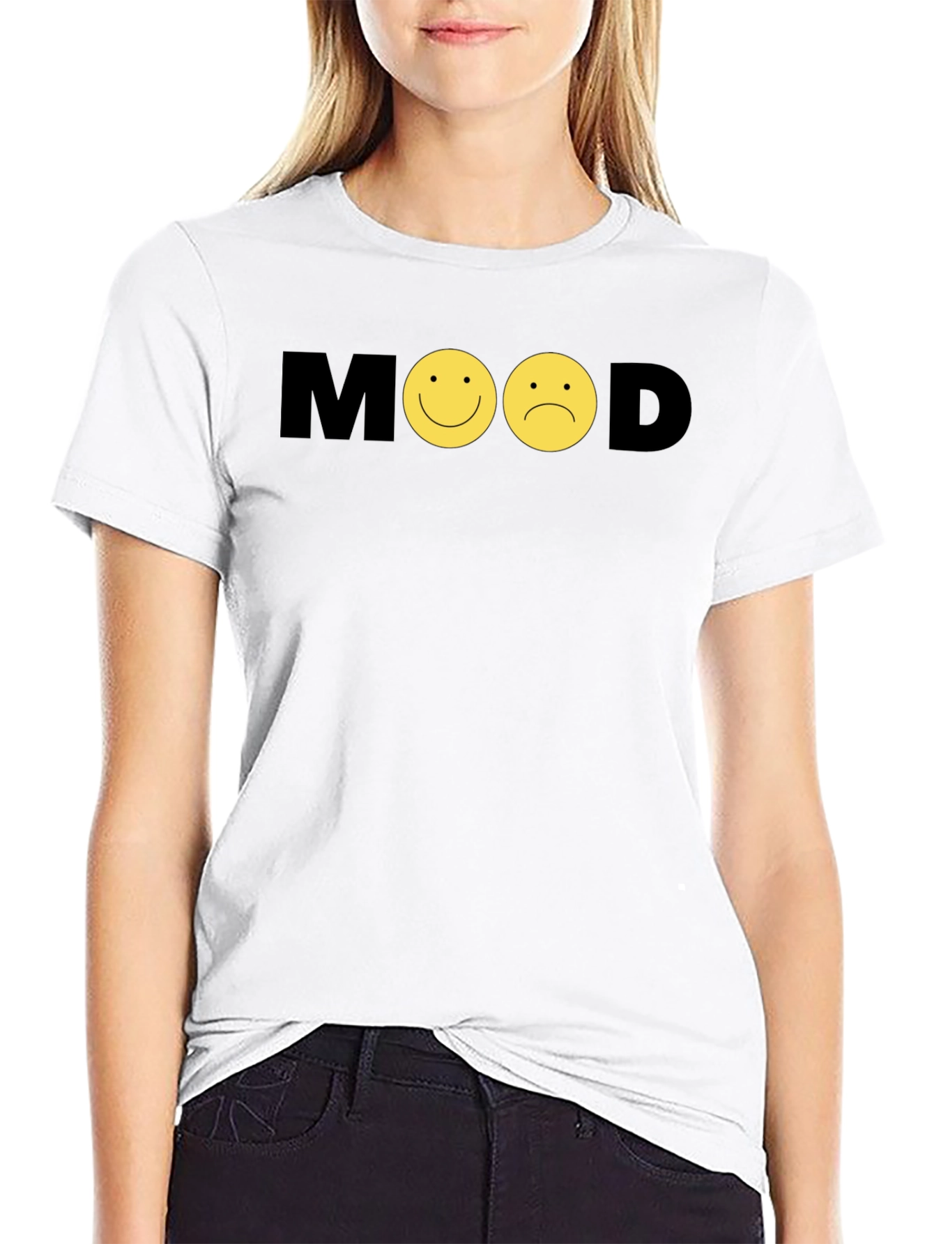 Black Mood Graphic Tee - Express Yourself! view 9