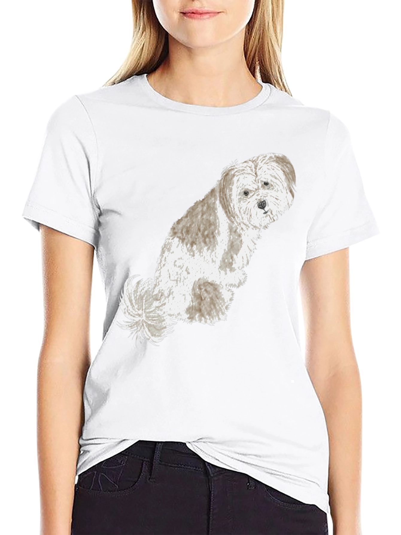 Black Dog Graphic T-Shirt - Black view 9