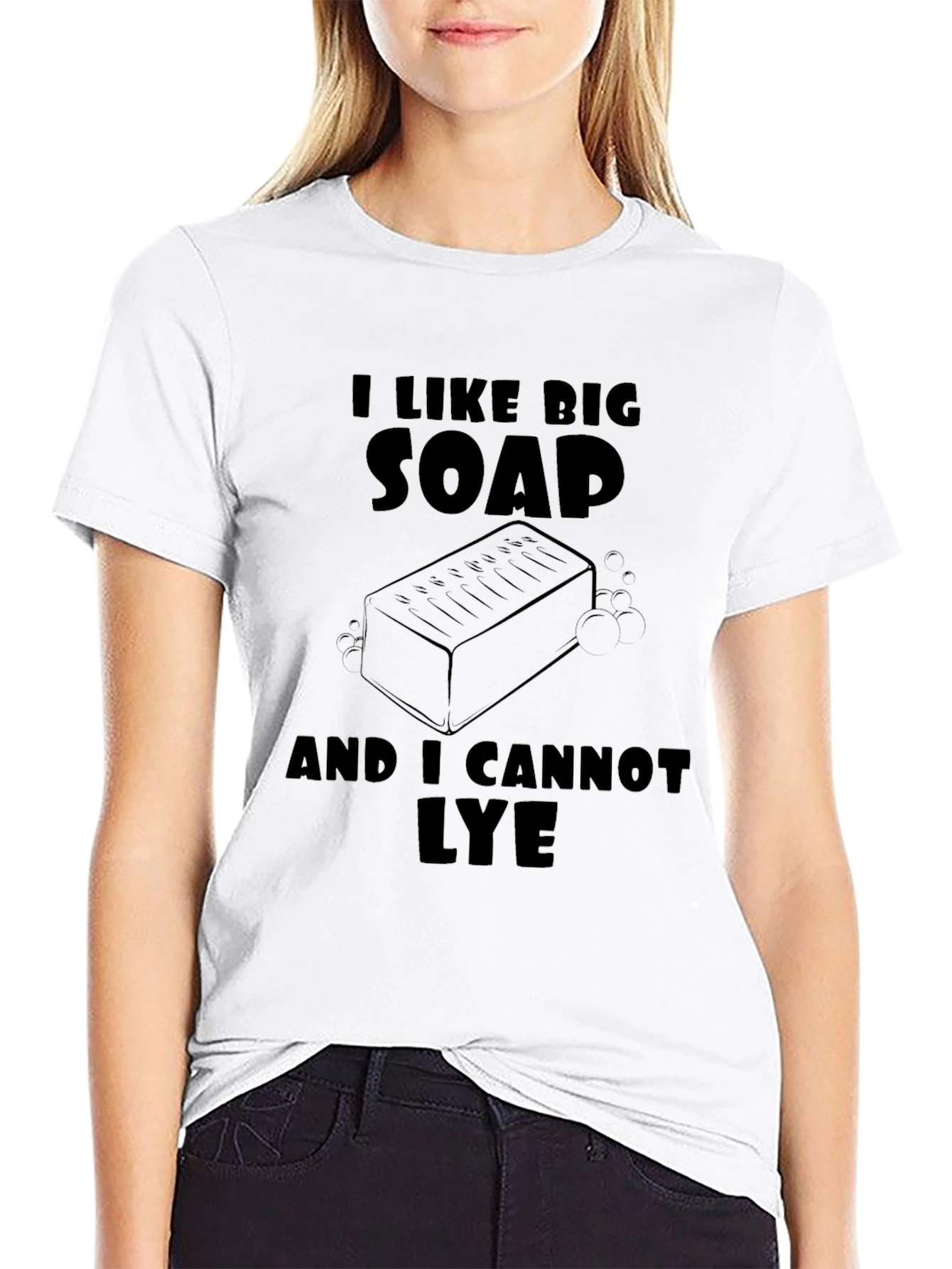 Black I Like Big Soap T-Shirt view 9