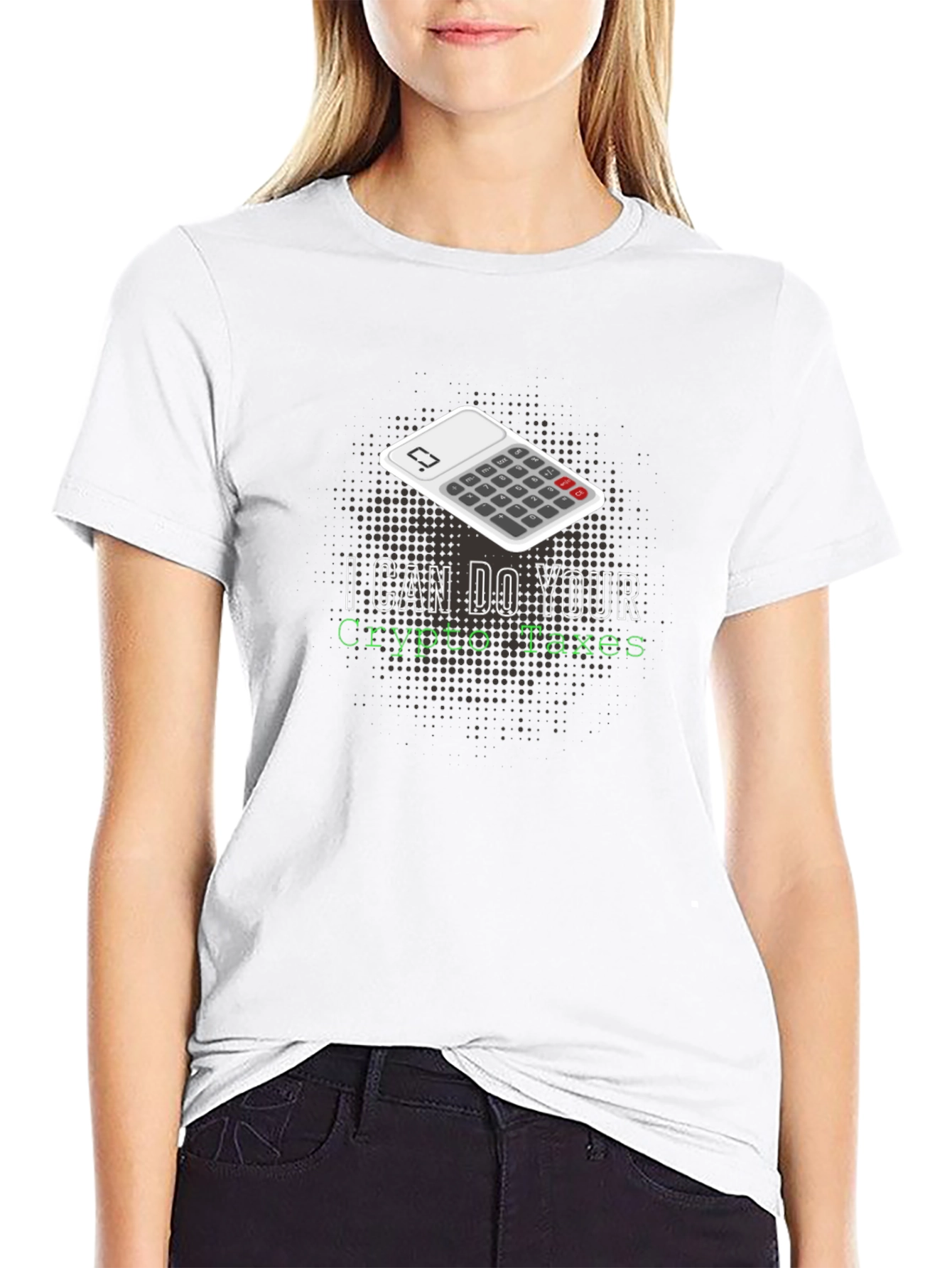 Black Crypto Taxes T-Shirt view 9
