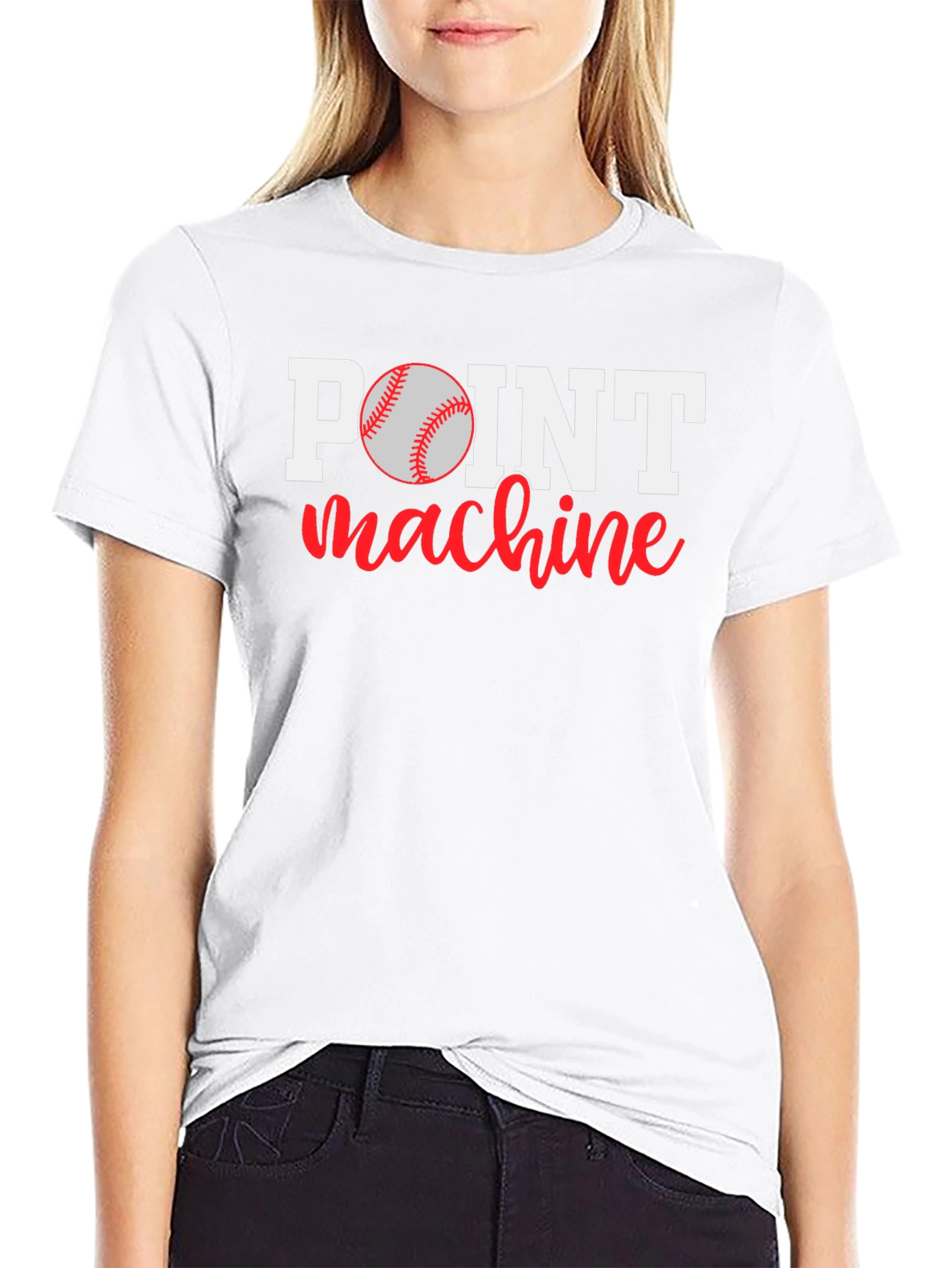 Black Point Machine Baseball Graphic T-Shirt view 9