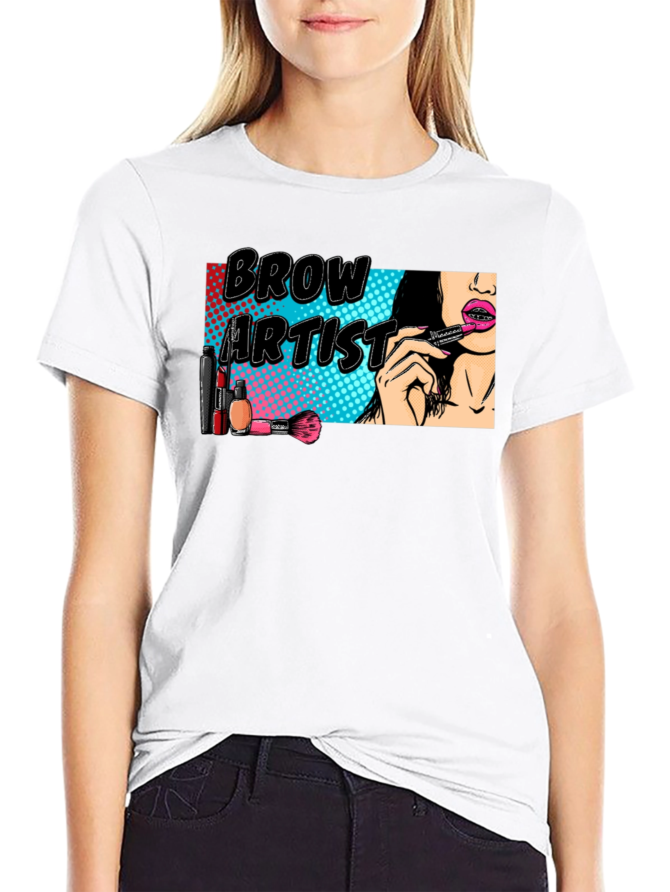 Black Brow Artist T-Shirt - Makeup Lover Tee view 9