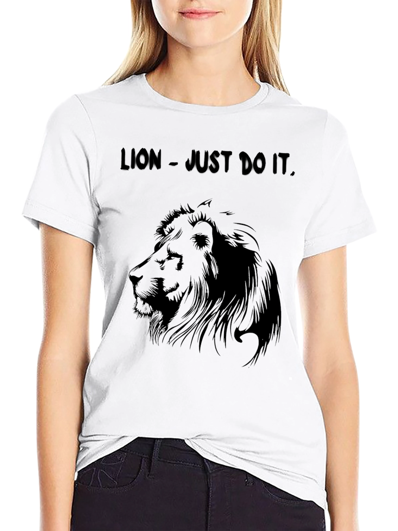 Black Lion - Just Do It Black T-Shirt view 9