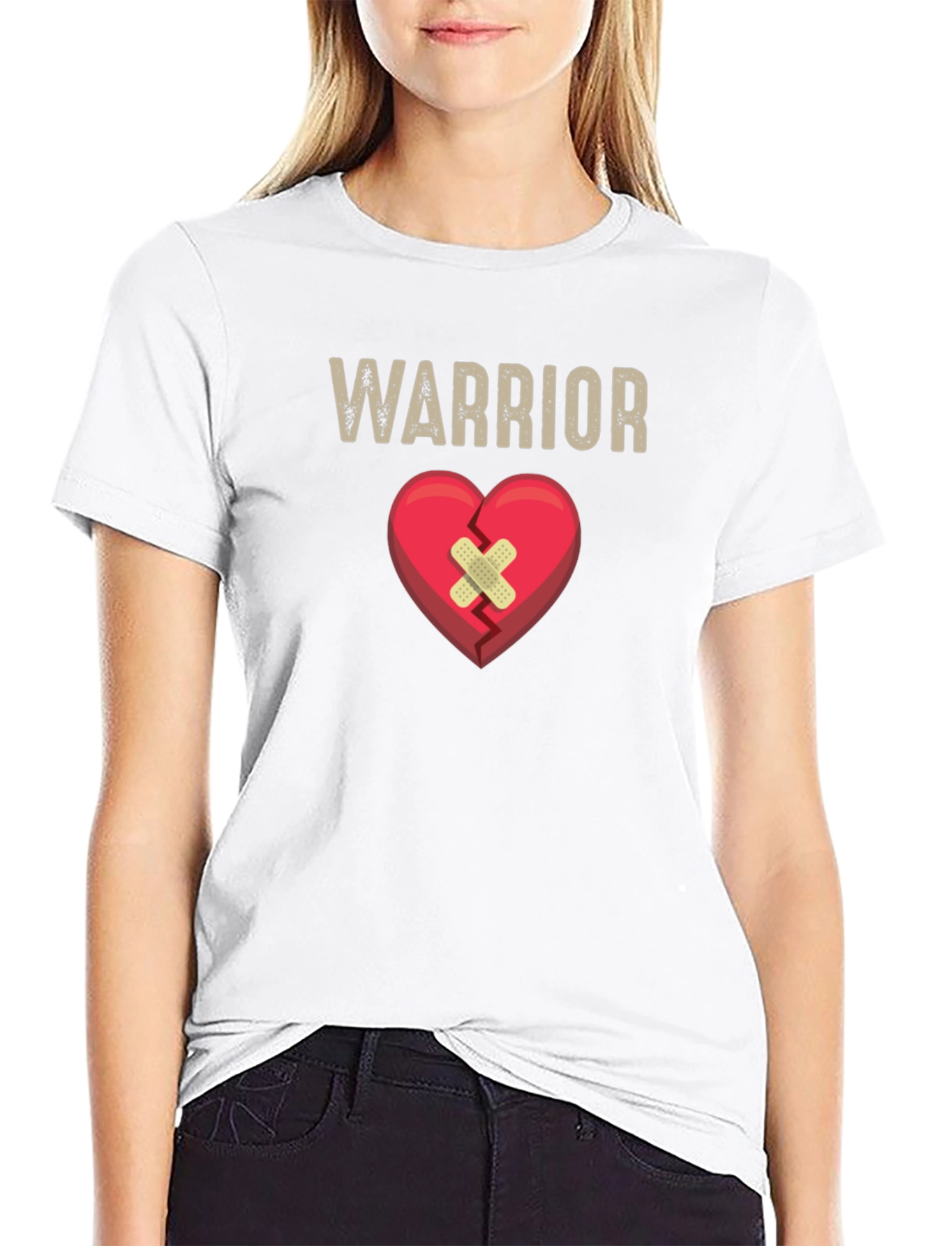 Black Warrior Heart T-Shirt view 9