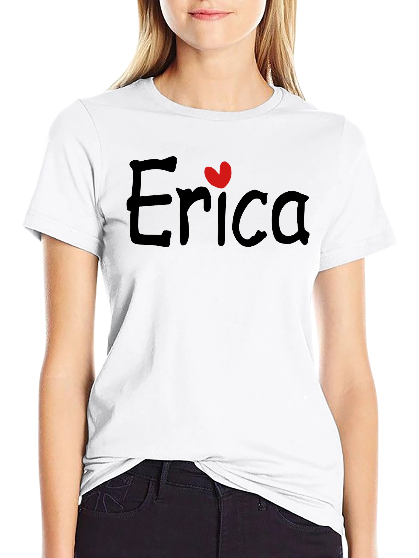 Erica Heart Graphic Tee - Stylish & Trendy - 9