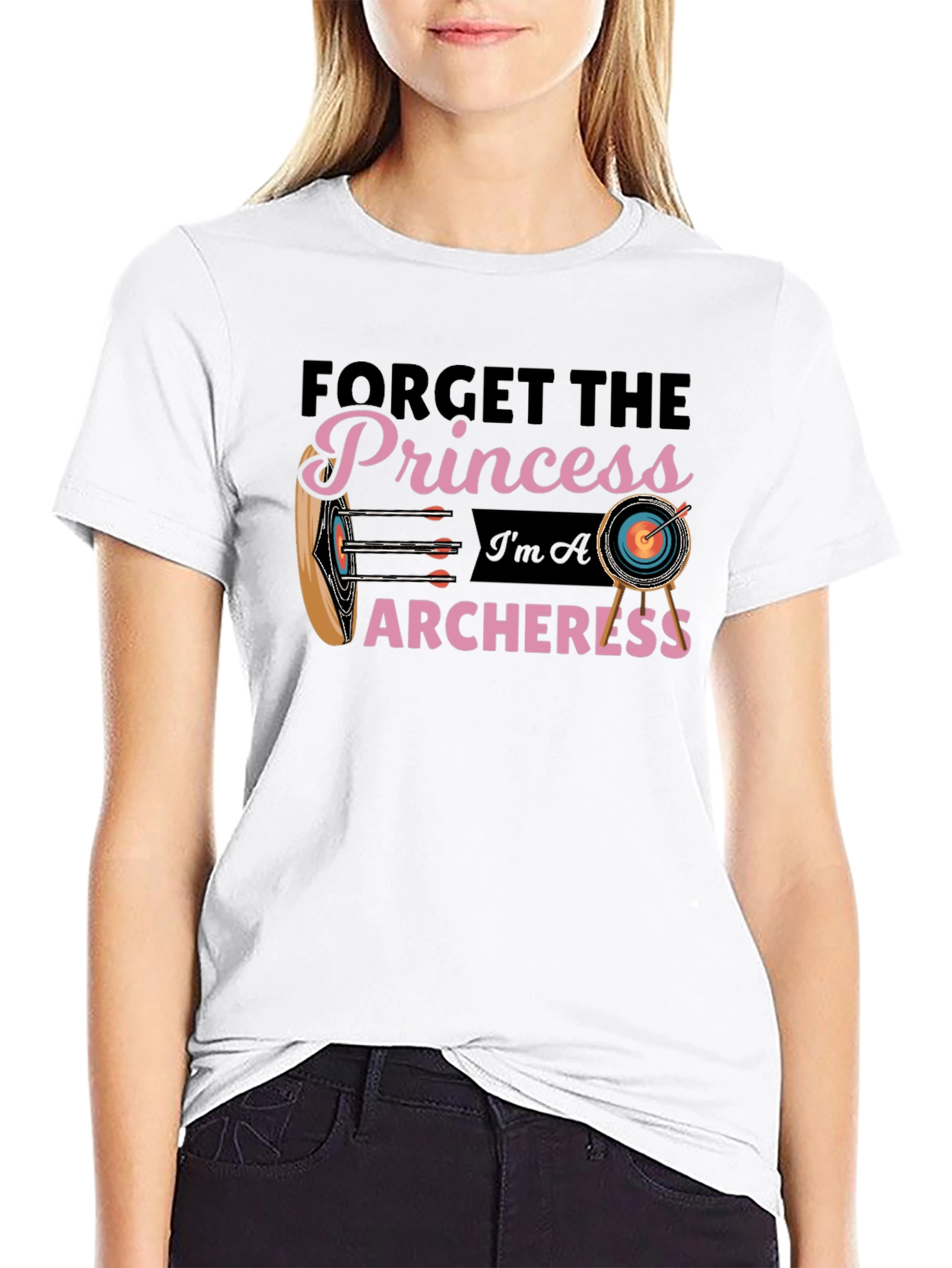 Black Archeress Graphic Tee - Forget the Princess! view 9