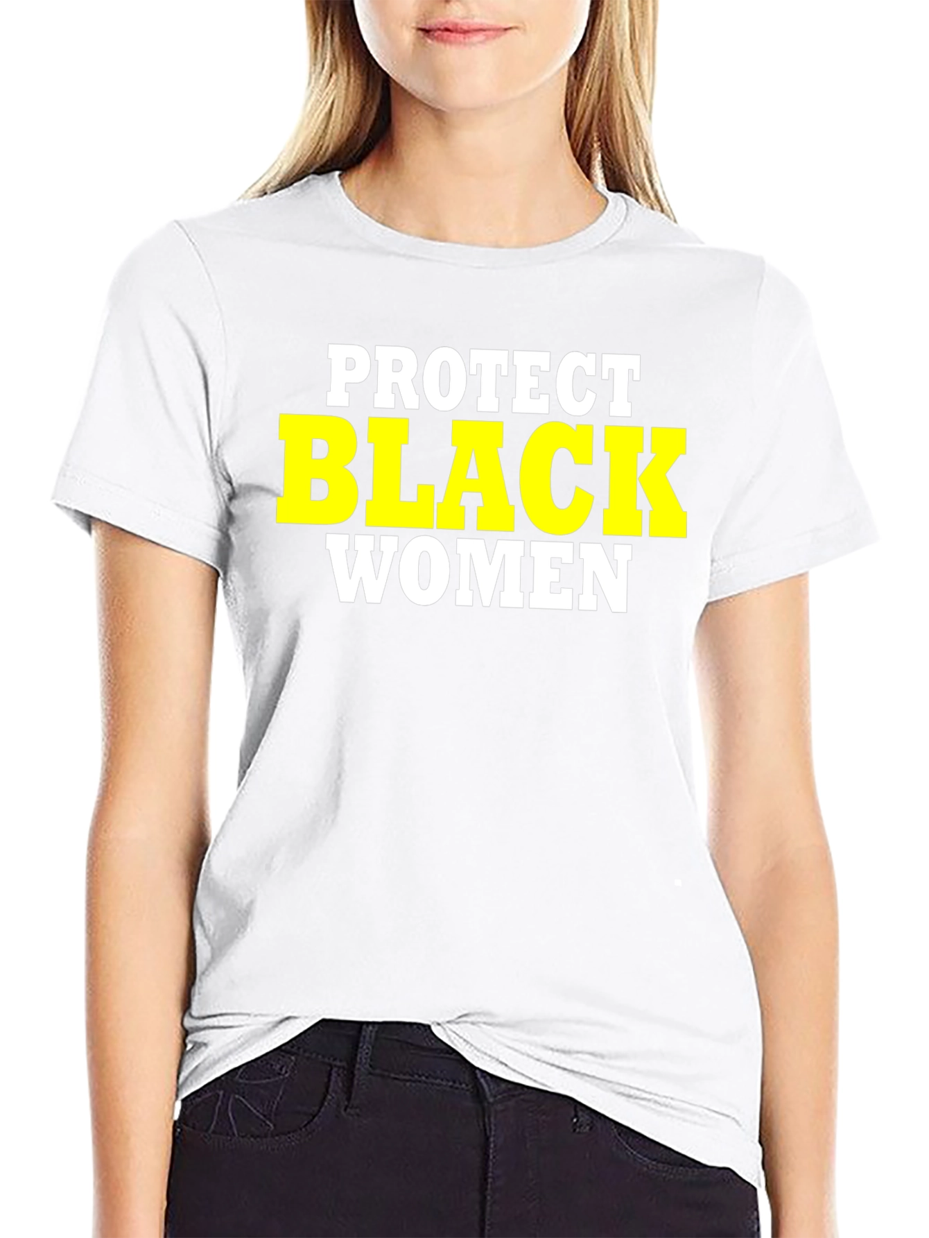Black Protect Black Women Graphic Tee - Black view 9