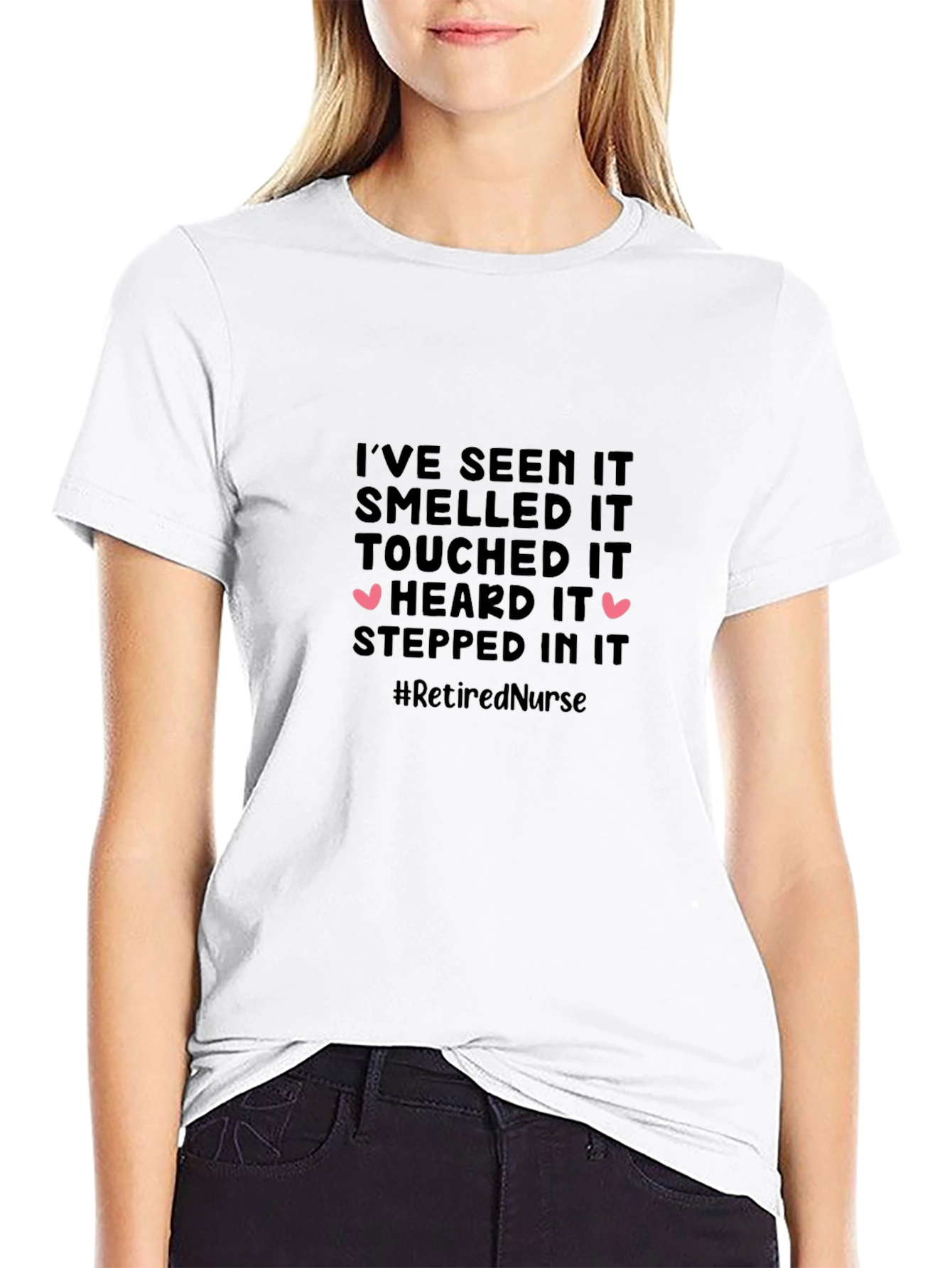 Black Retired Nurse T-Shirt: I've Seen It All! view 9