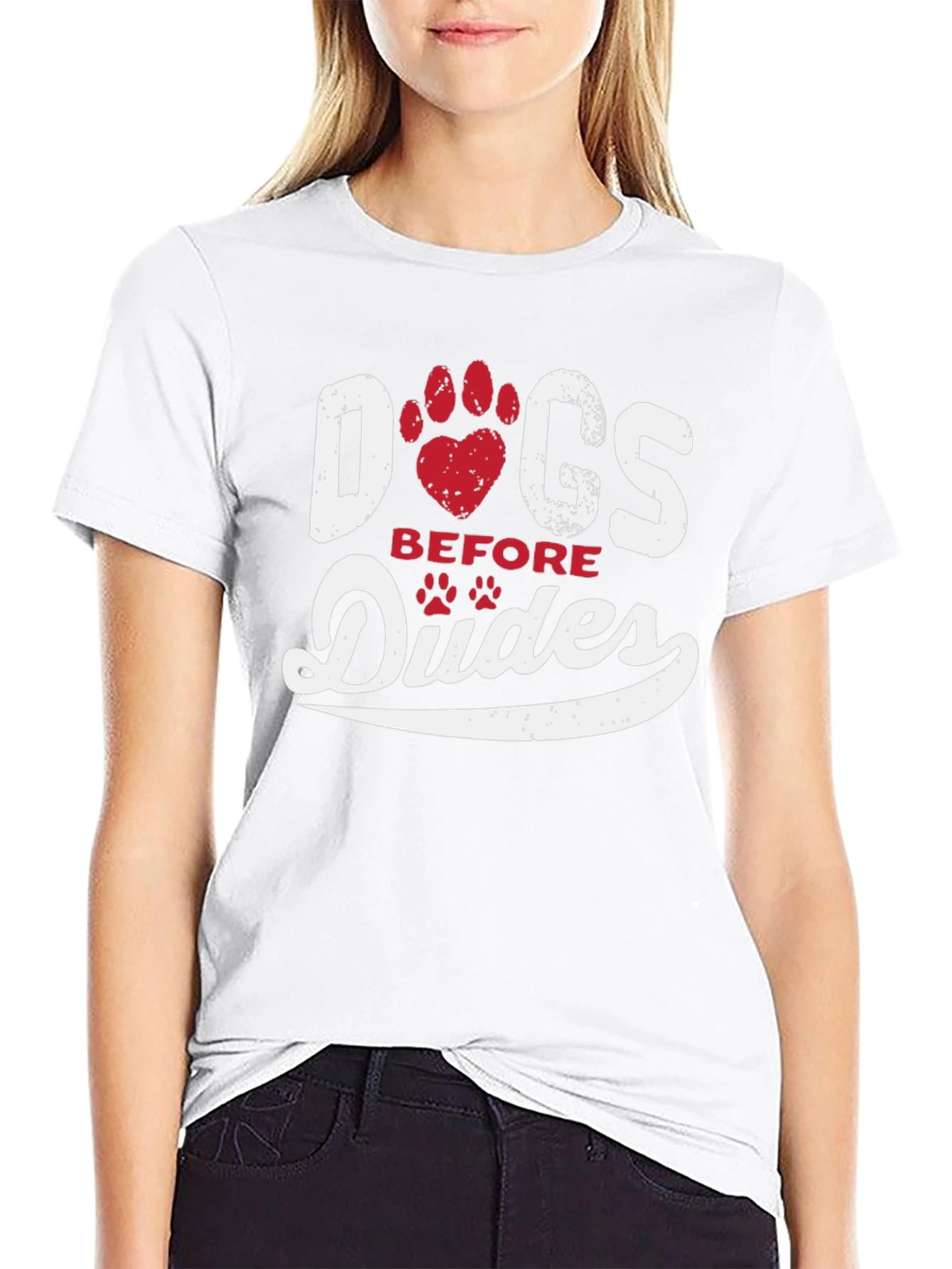Dogs Before Dudes Graphic Tee - 9