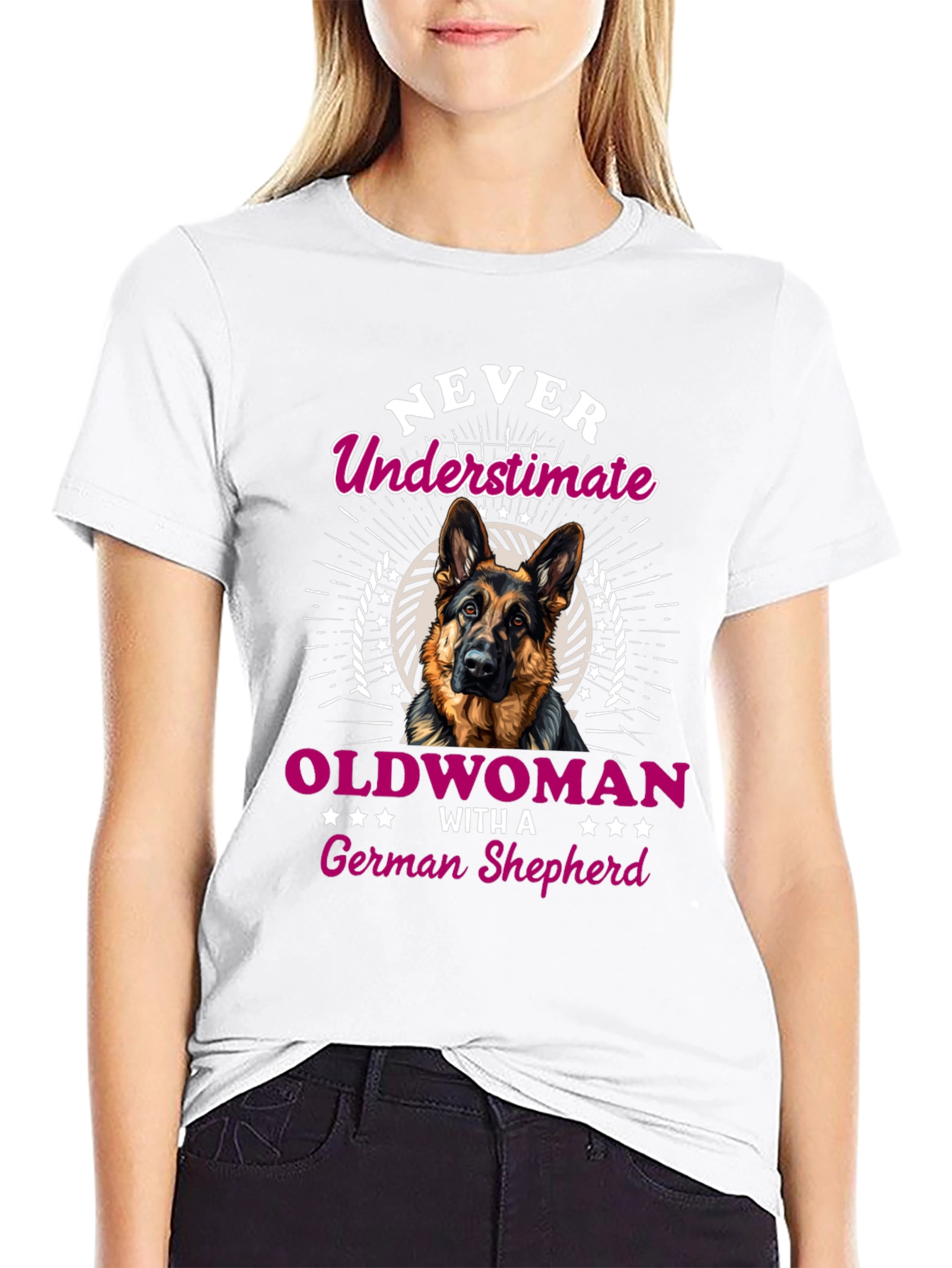 Never Underestimate German Shepherd T-Shirt - 9