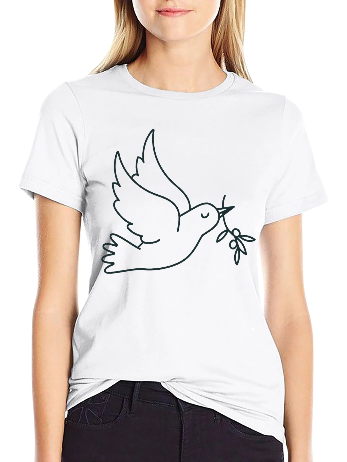 Black Dove Peace T-Shirt view 9