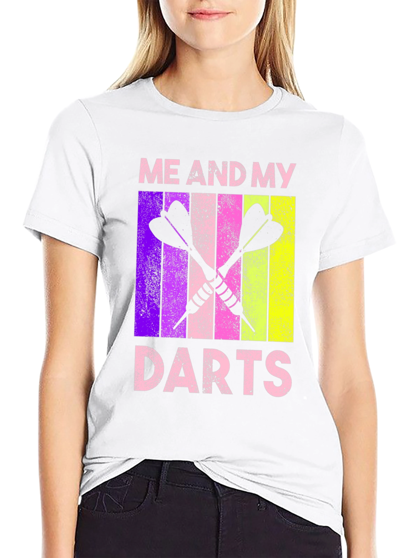 Black Me and My Darts Graphic Tee view 9