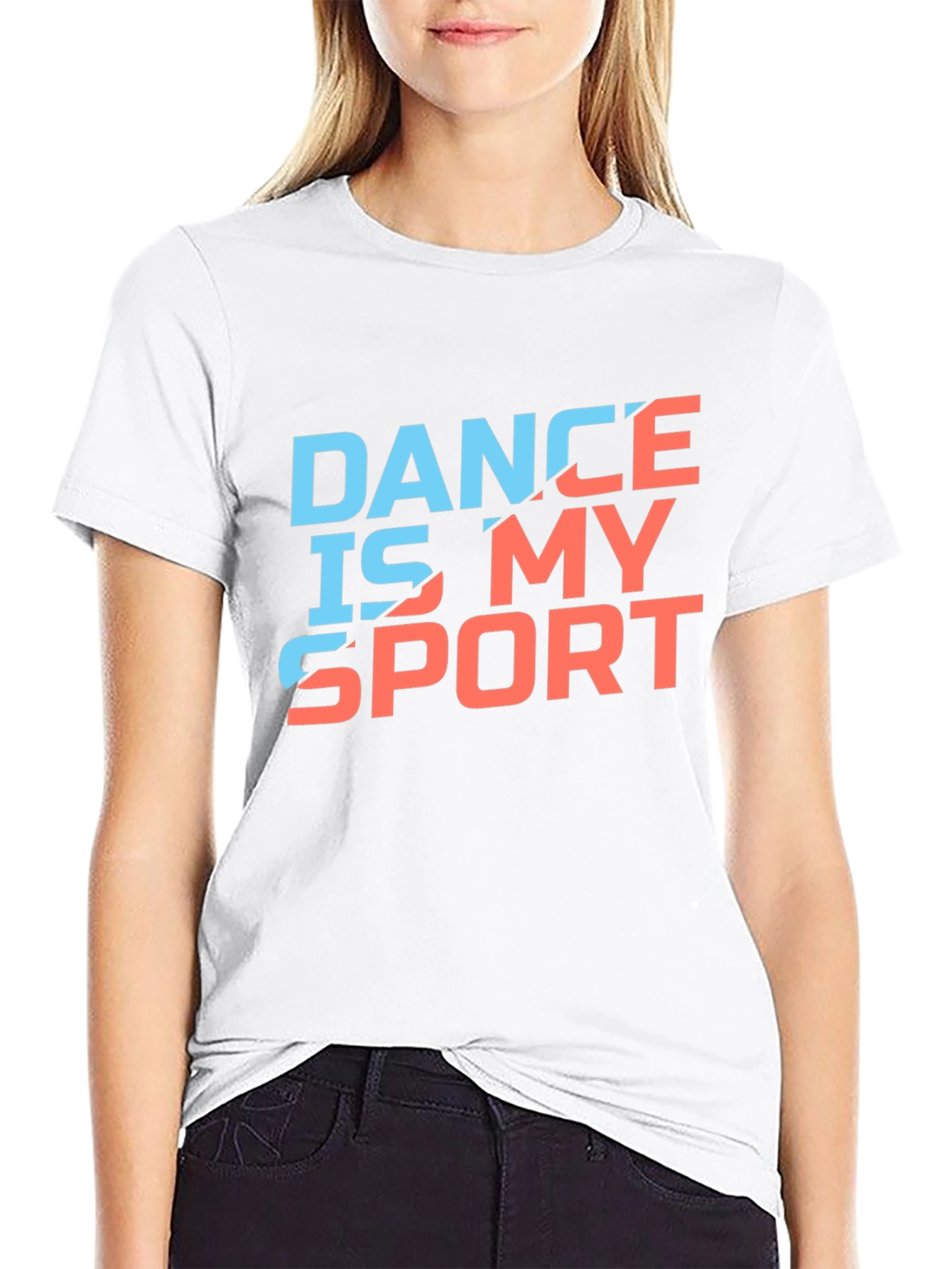 Black Dance is My Sport T-Shirt - Stylish Cotton Tee view 9