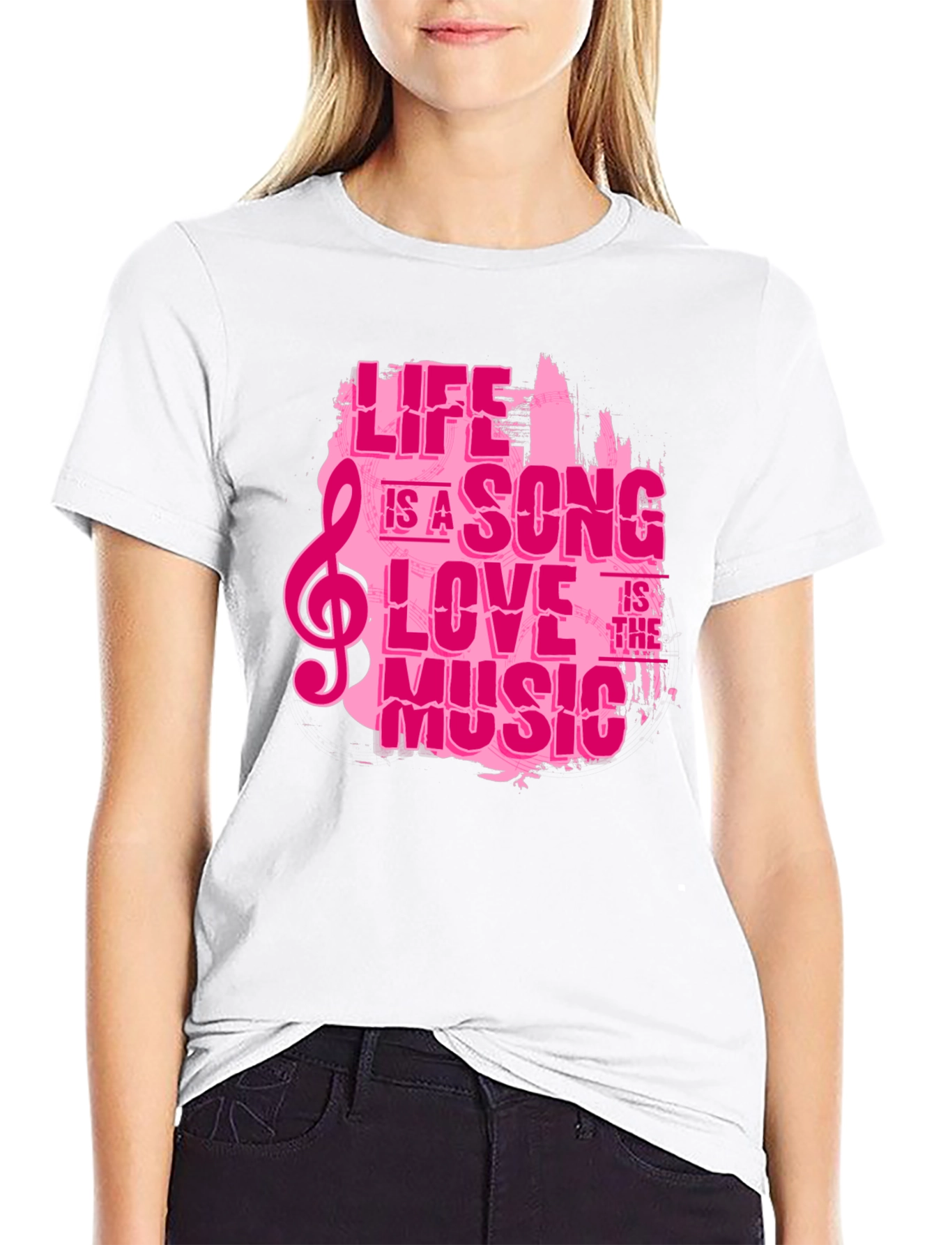 Black Life is a Song Black Graphic Tee view 9