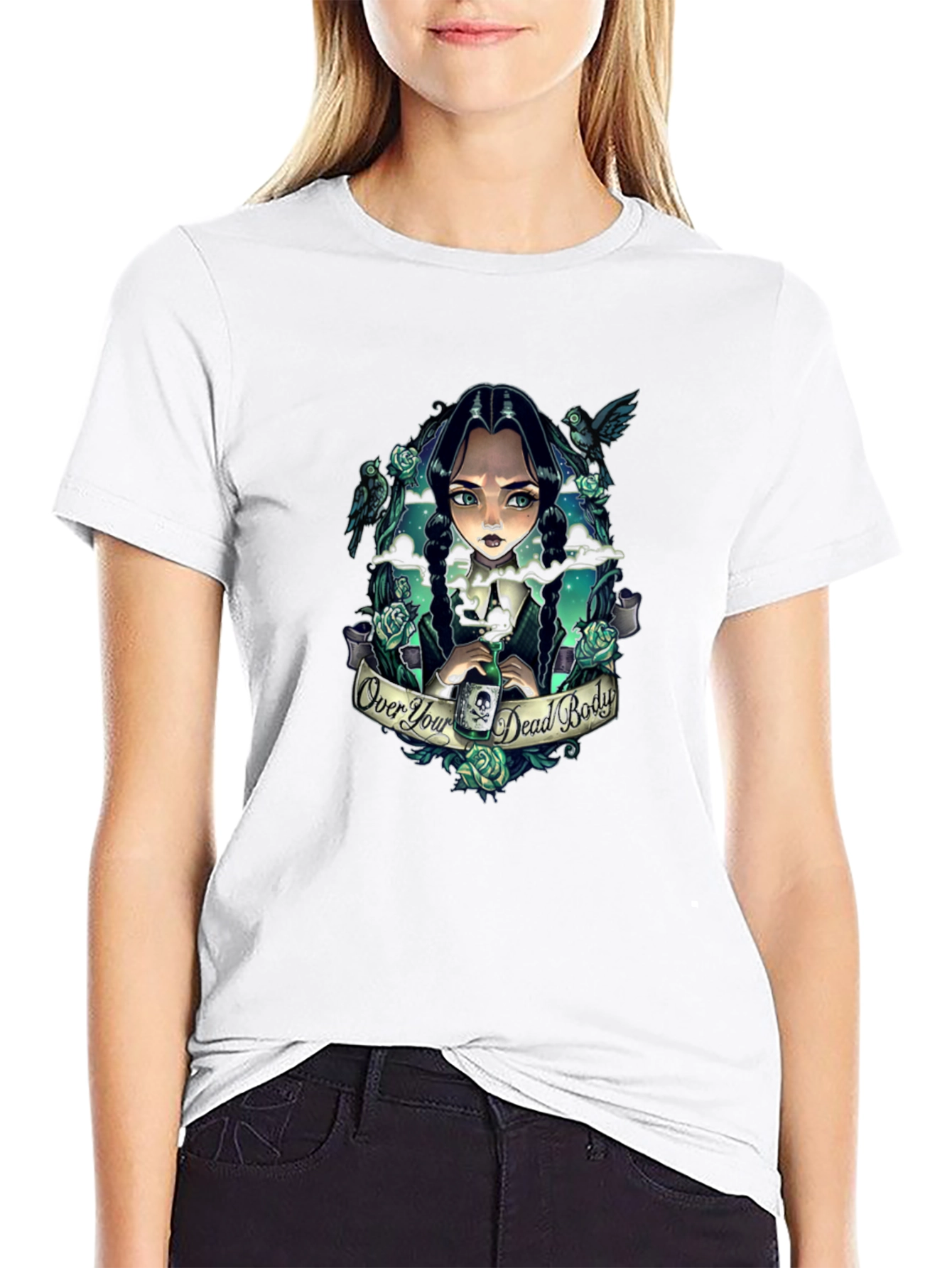 Black Wednesday Addams T-Shirt - Over Your Dead Body view 9