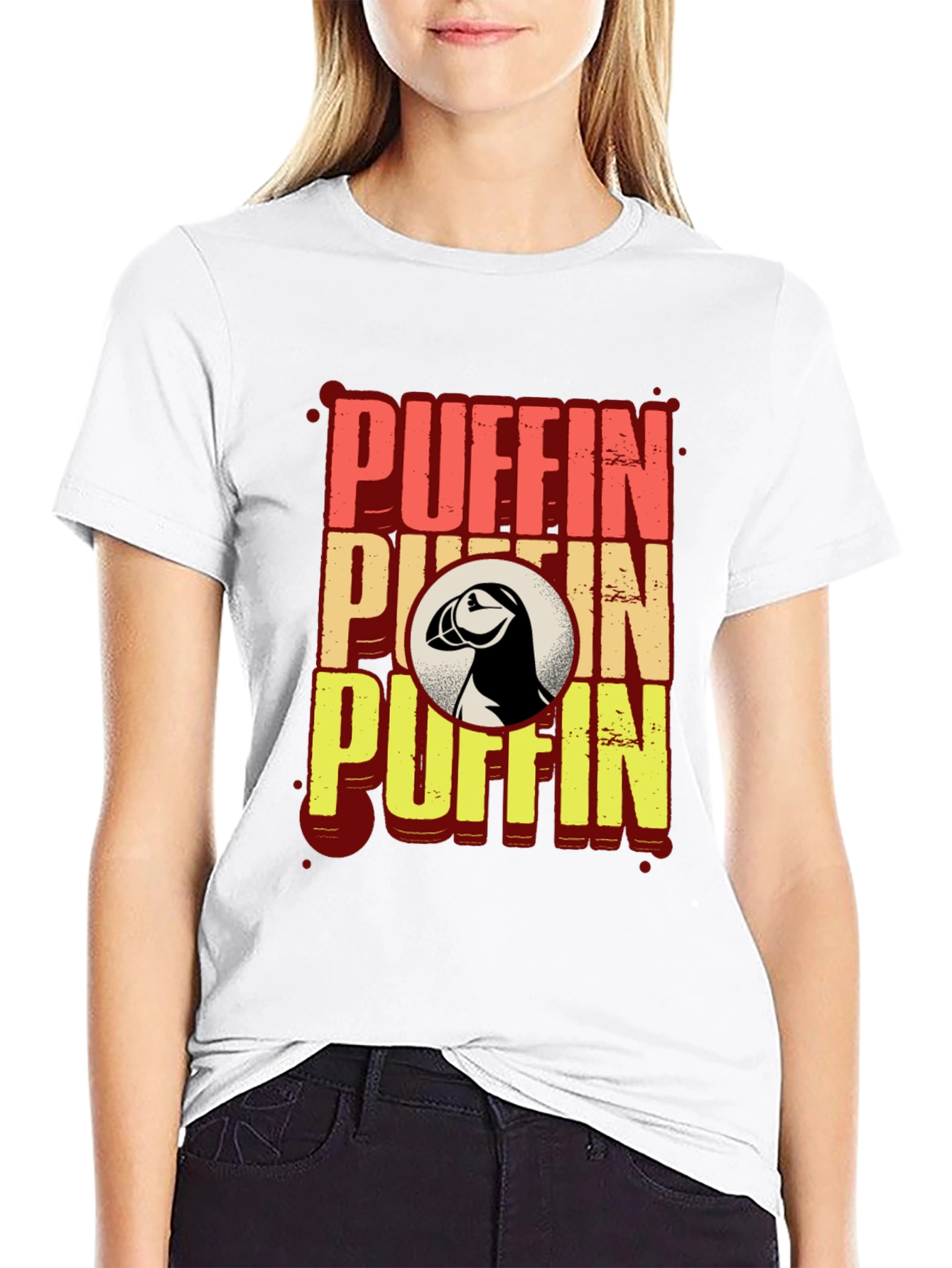 Puffin Graphic T-Shirt - Animal Lover's Tee - 9