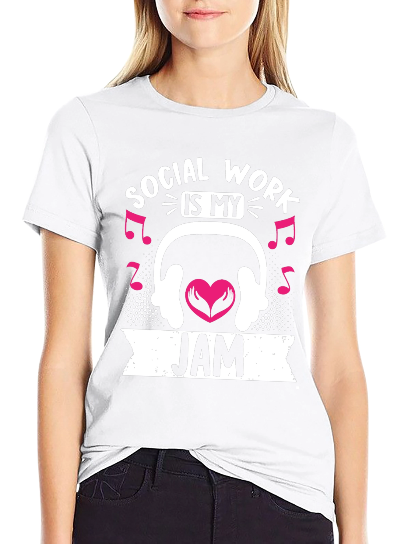 Black Social Work is My Jam T-Shirt view 9