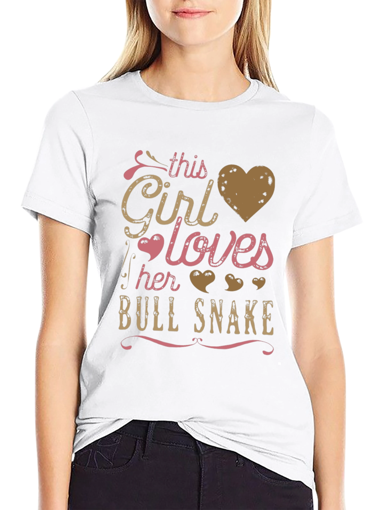 Black Girl Loves Bull Snake T-Shirt view 9