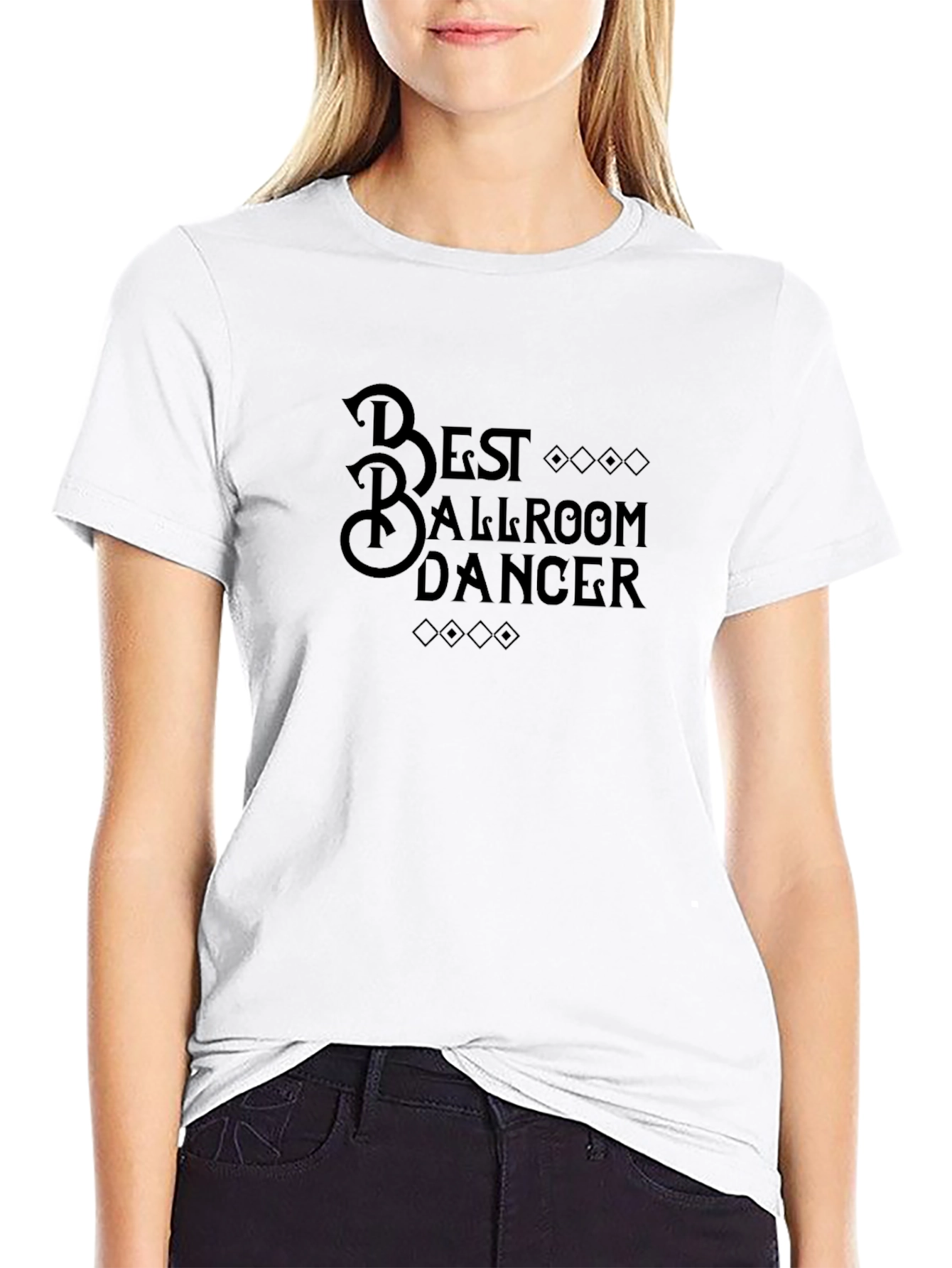 Black Best Ballroom Dancer Graphic T-Shirt view 9