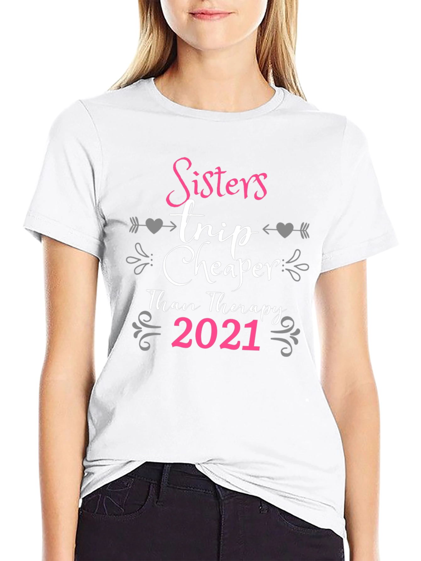Sisters Trip Cheaper Than Therapy 2021 T-Shirt - 9