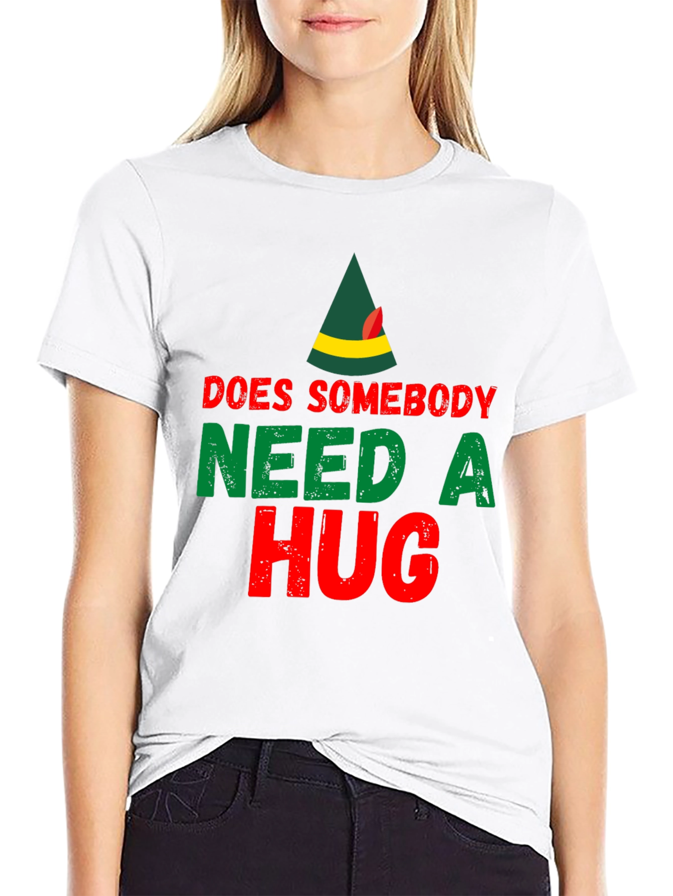 Black Does Somebody Need A Hug T-Shirt view 9